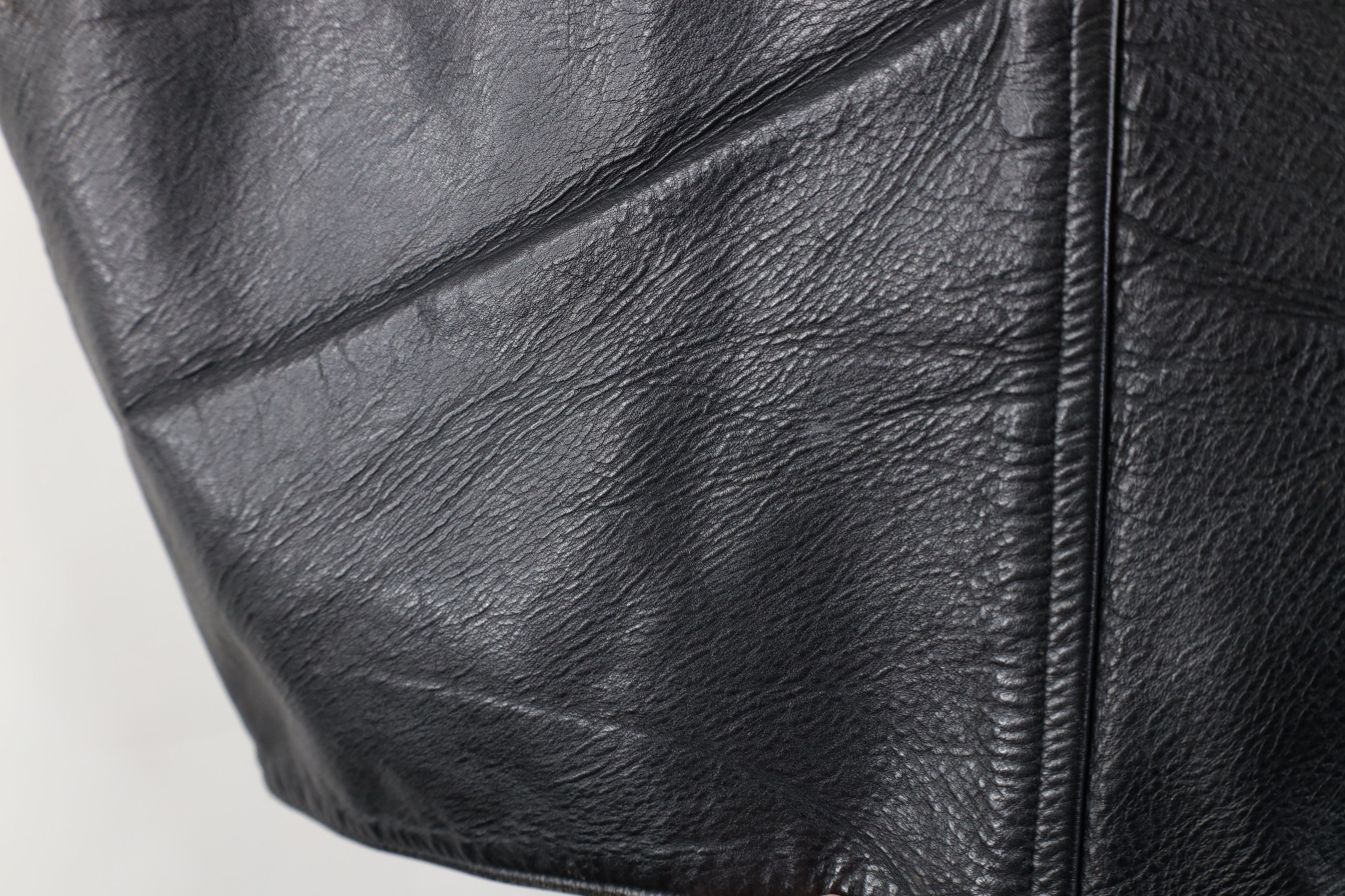 Vintage Vintage 70s 80s Streetwear Full Zip Leather Vest Jacket USA Size US XXL / EU 58 / 5 - 13 Thumbnail