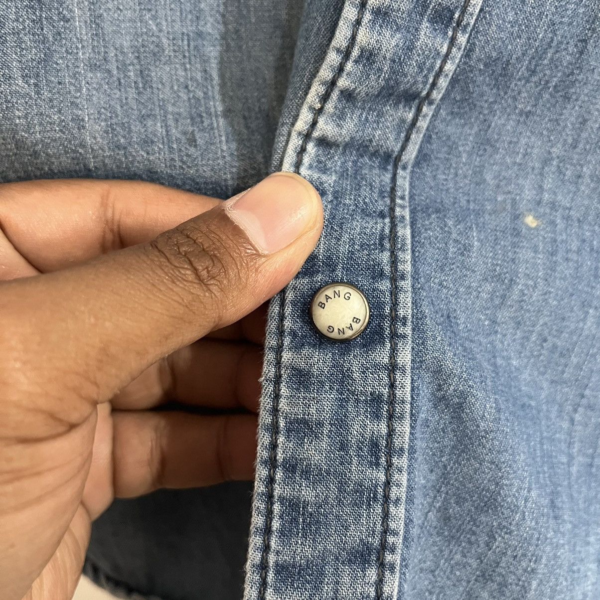 Japanese Brand Japanese Brand Bone To The Street Denim Jacket Size US L / EU 52-54 / 3 - 4 Thumbnail