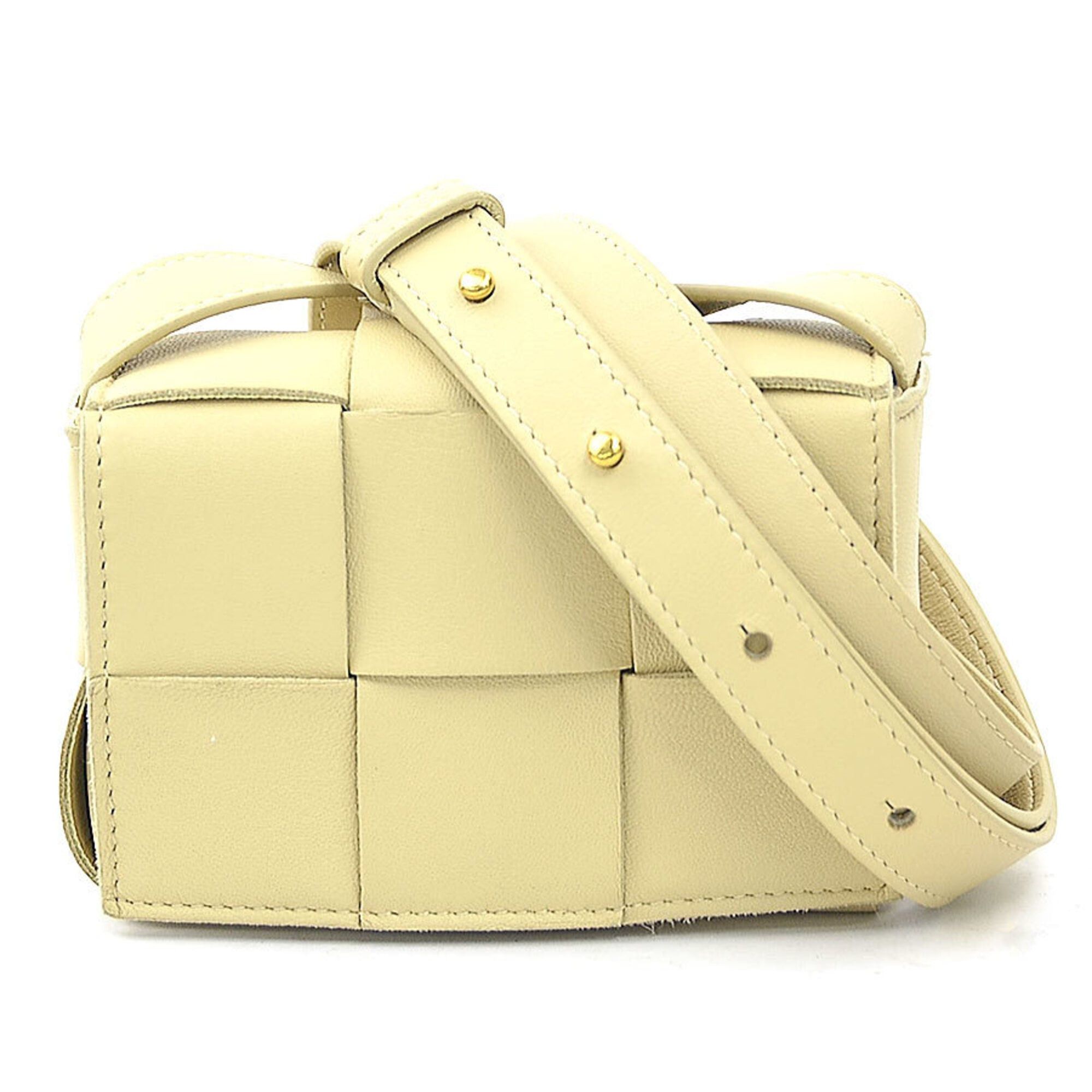 Bottega Veneta Bottega Veneta shoulder bag, Candy Cassette design, leather, beige, women's, h32162k Size ONE SIZE - 1 Thumbnail