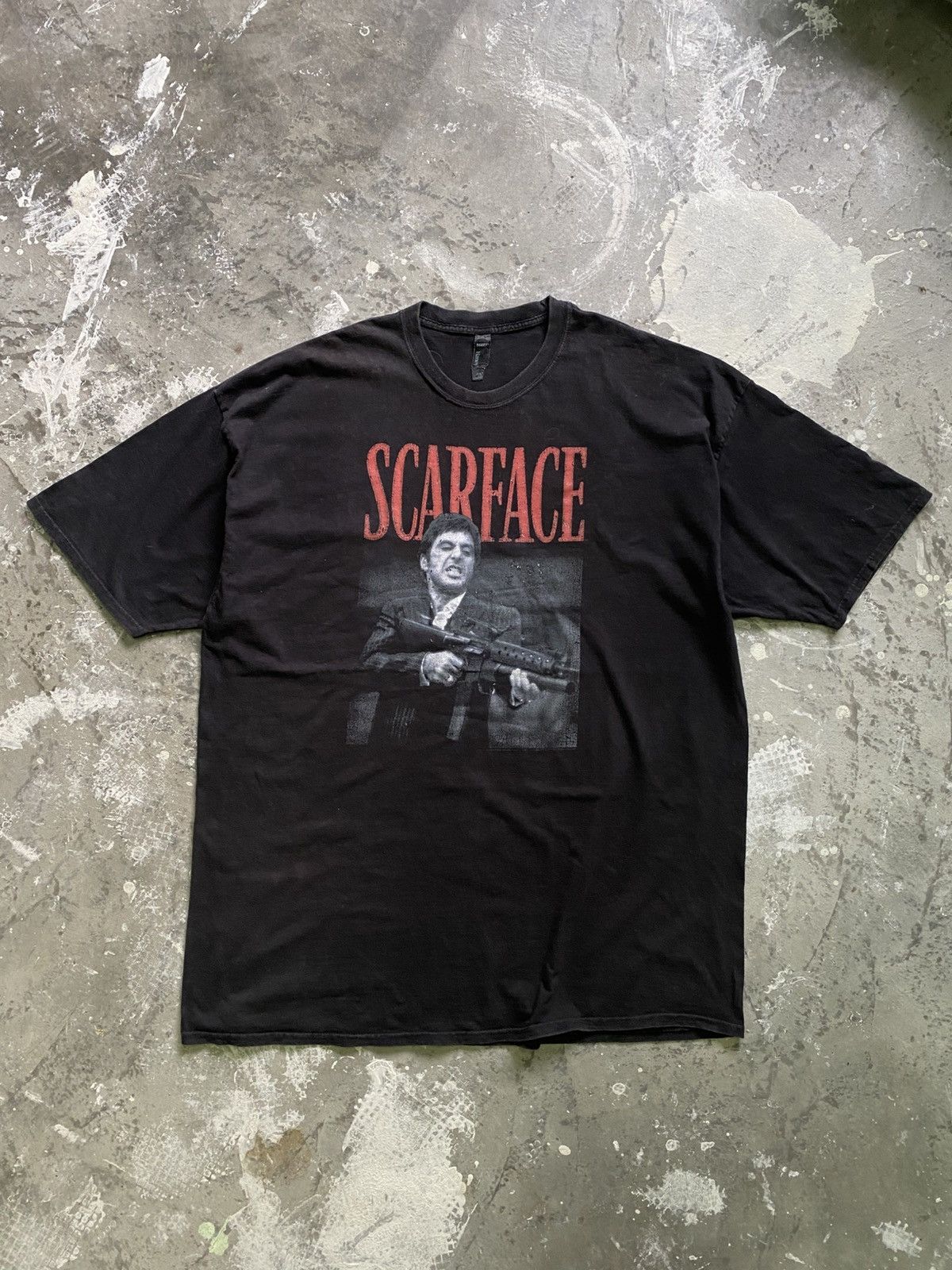 Vintage Tony Montana Scarface Vintage Movie Plain Faded Tee Size US XXL / EU 58 / 5 - 1 Thumbnail