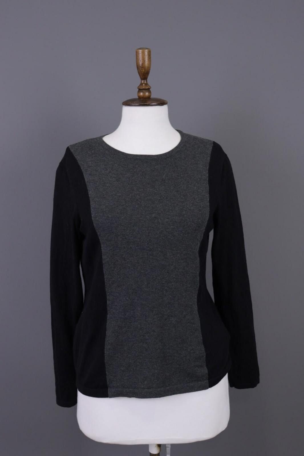 Lauren Ralph Lauren Lauren Ralph Lauren Gray Stripe Pullover Sweater Size M Size M / US 6-8 / IT 42-44 - 1 Thumbnail