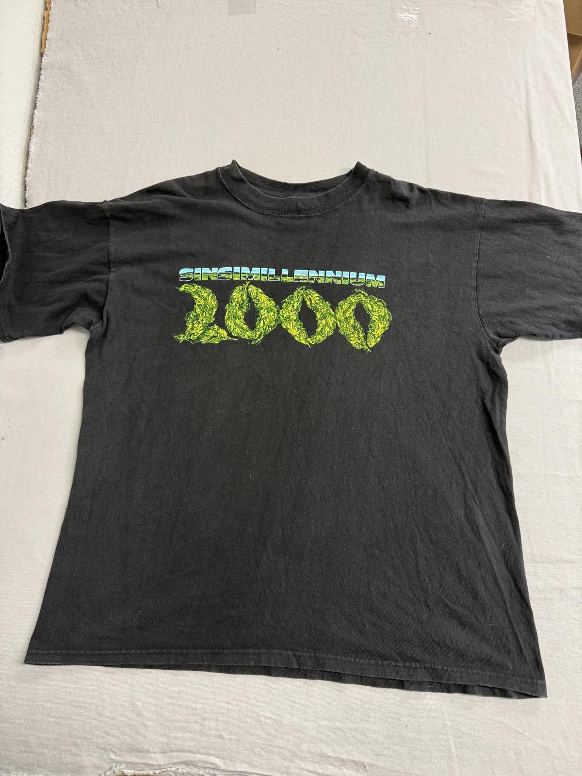 All Sport Vintage Year 2000 Marijuana T-shirt Sinsimillennium Y2K Weed Size US XL / EU 56 / 4 - 1 Thumbnail