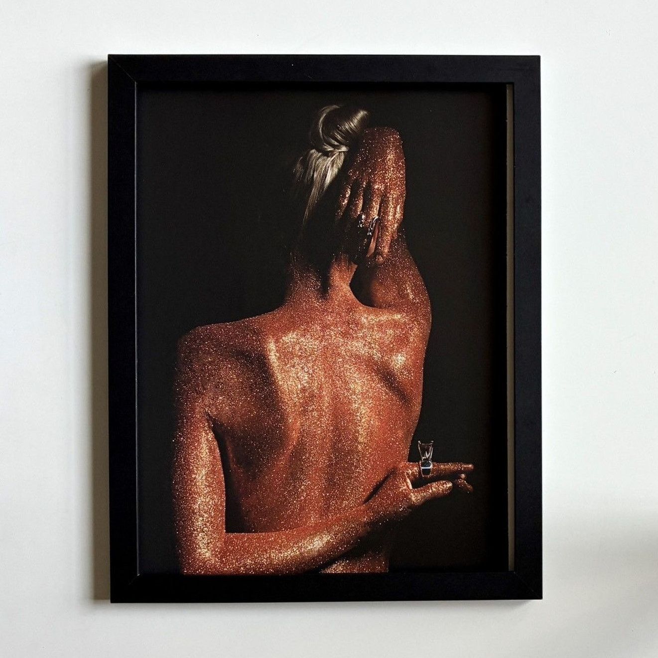 Chrome Hearts × Japanese Brand × Vintage Chrome Hearts glittered back photo Poster framed 9x11 Size ONE SIZE - 1 Thumbnail