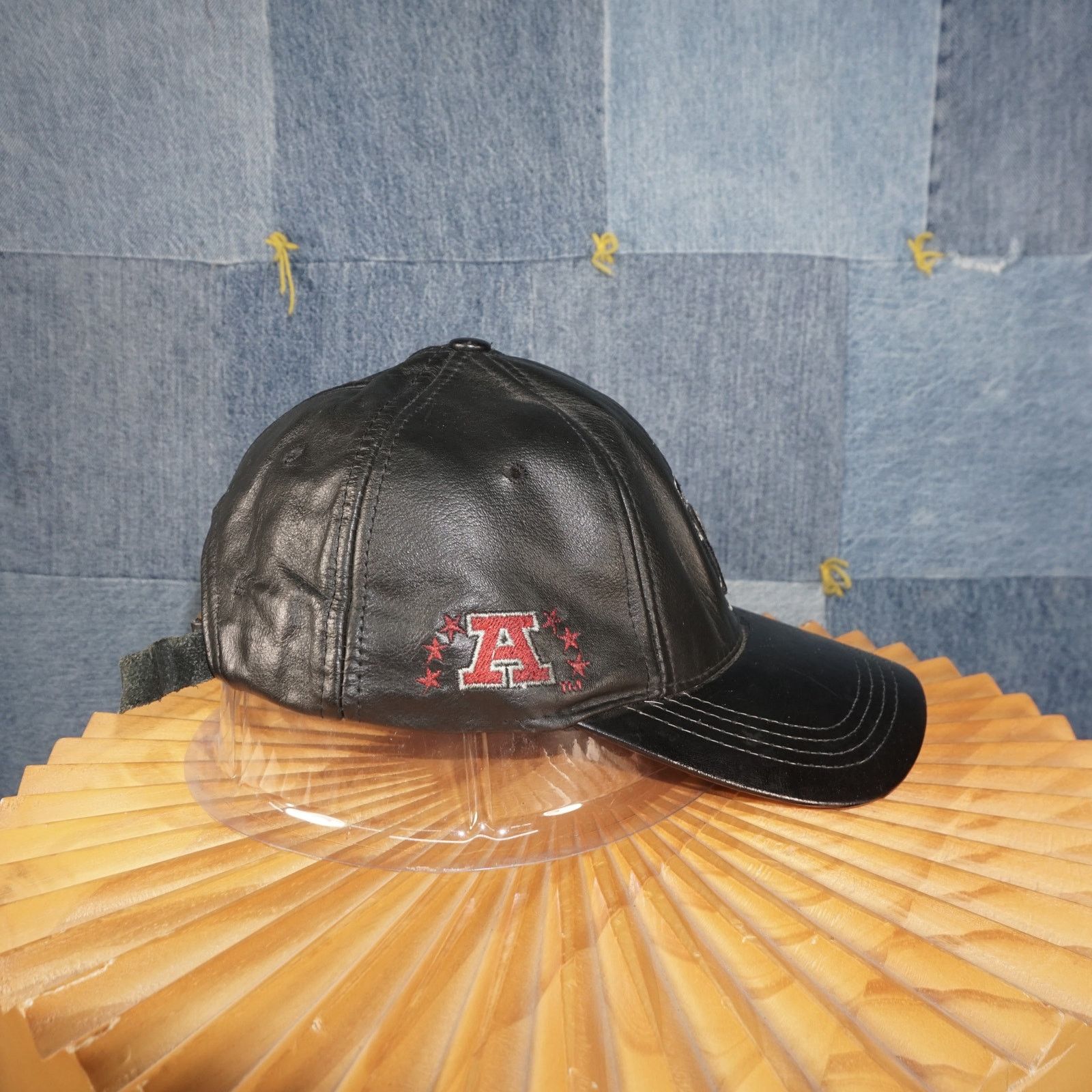 NFL OSFA - Vintage / Y2K Leather NFL Raiders Football Team Hat Size ONE SIZE - 5 Thumbnail