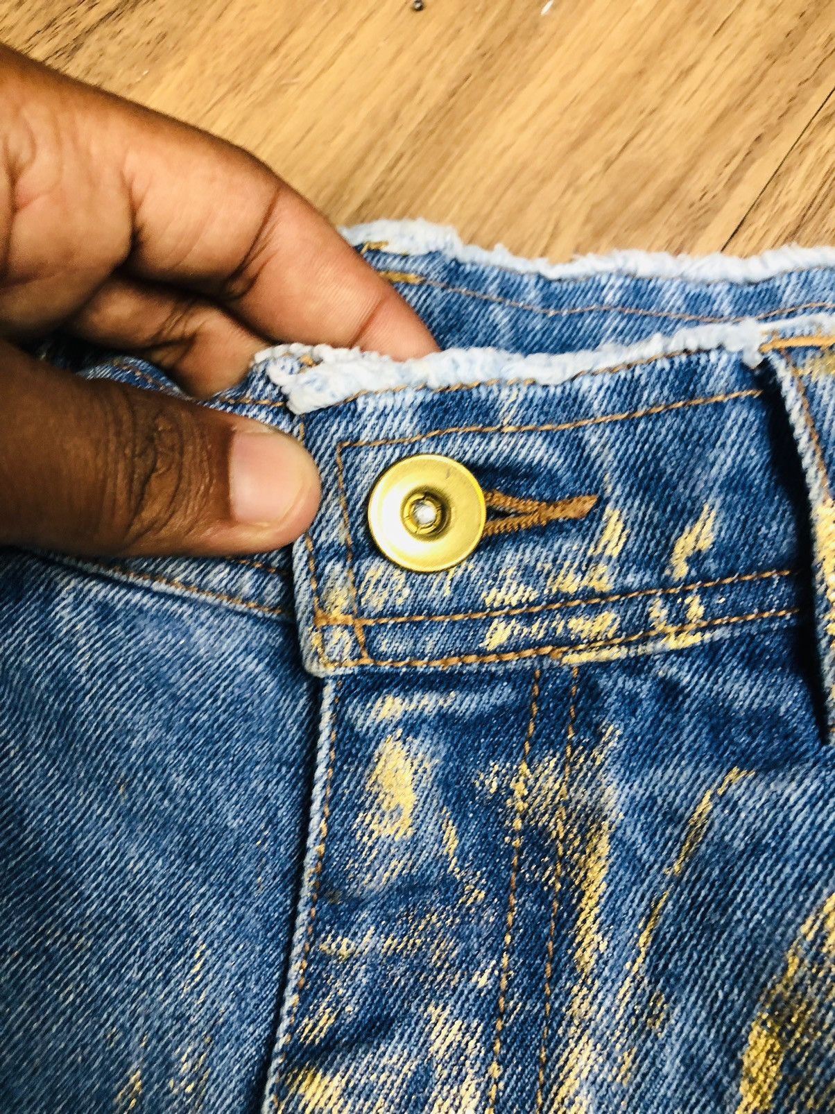 Other Bonum Distressed Jeans (37) Size US 34 / EU 50 - 7 Thumbnail
