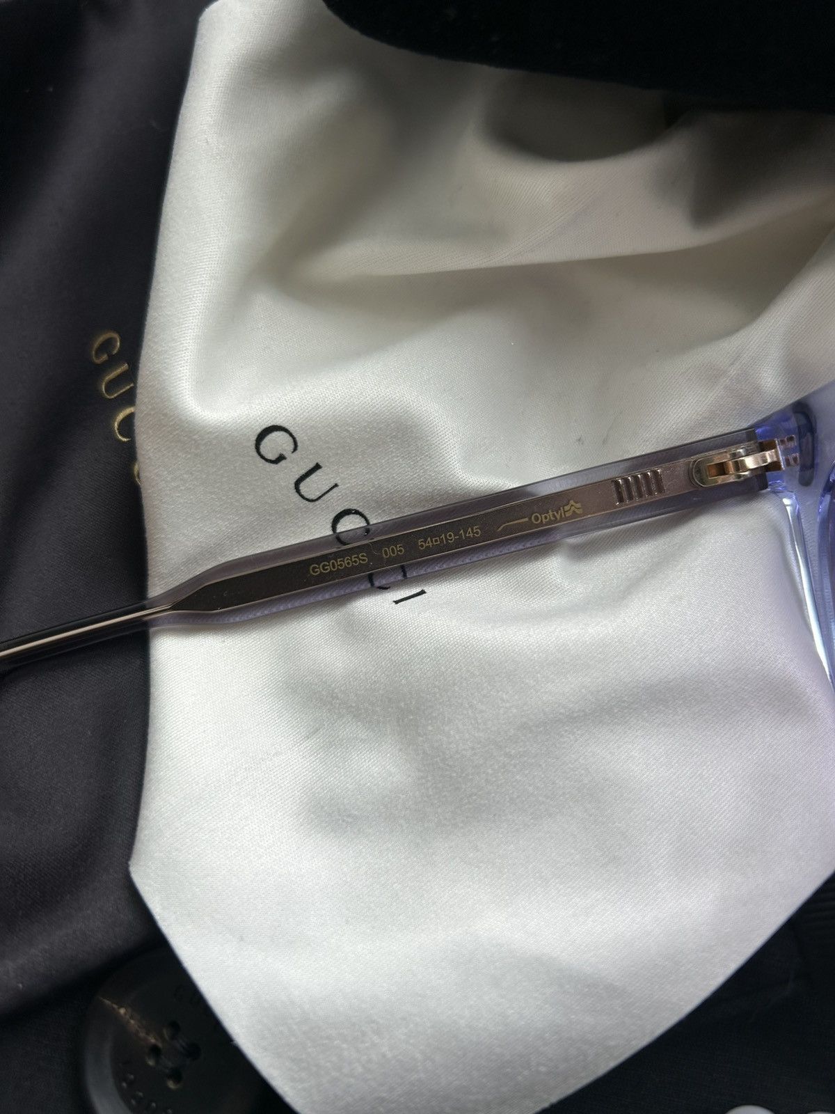 Gucci × Tom Ford glasses Gucci Seasonal Icon GG0565S-005 Size ONE SIZE - 11 Thumbnail