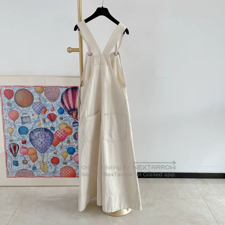 Jil Sander Jil Sander size 34 Long dress with suspenders Size M / US 6-8 / IT 42-44 - 2 Thumbnail