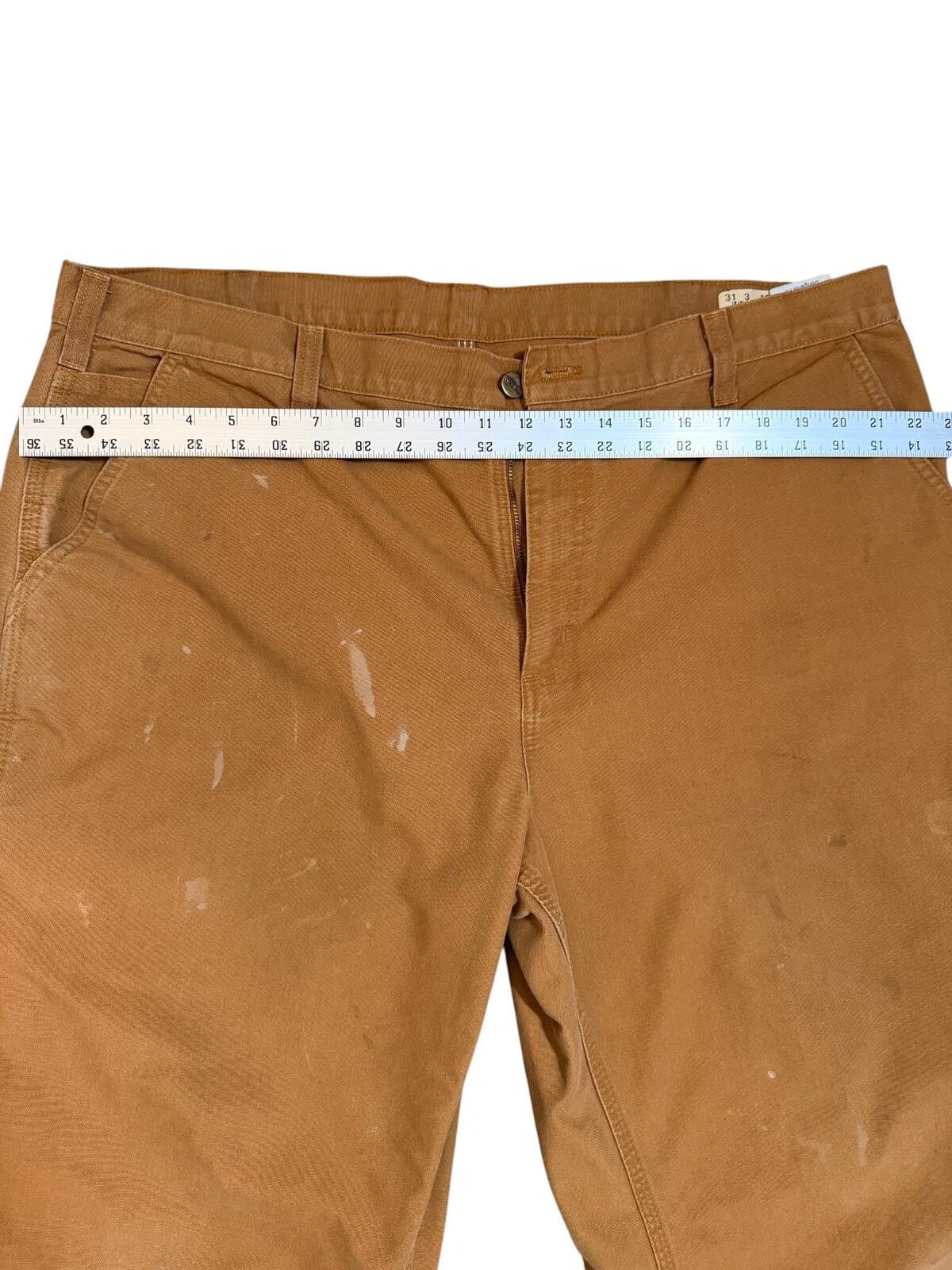Carhartt Carhartt Dungaree Fit Canvas Work Pants Mens 42x32 Size US 42 / EU 58 - 8 Thumbnail