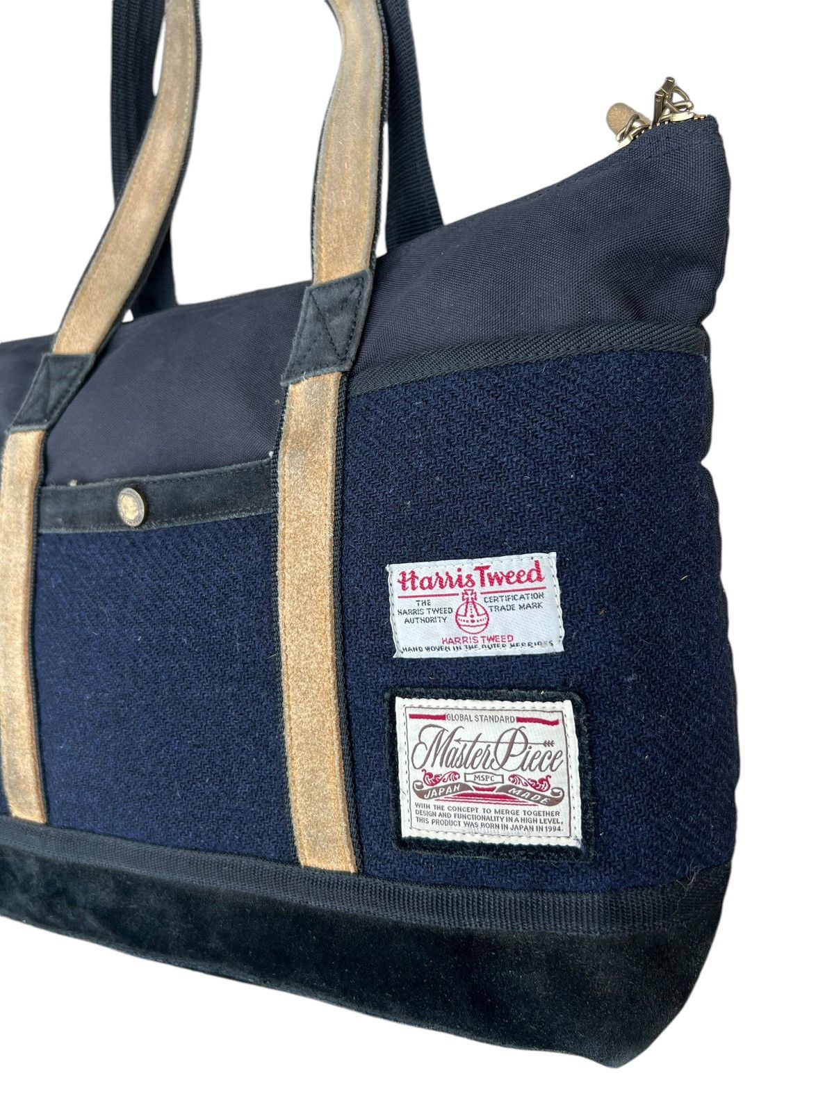 Fred Perry VTG Masterpiece X Fred Perry X Harris Tweed Patina Tote Bag Size ONE SIZE - 6 Thumbnail
