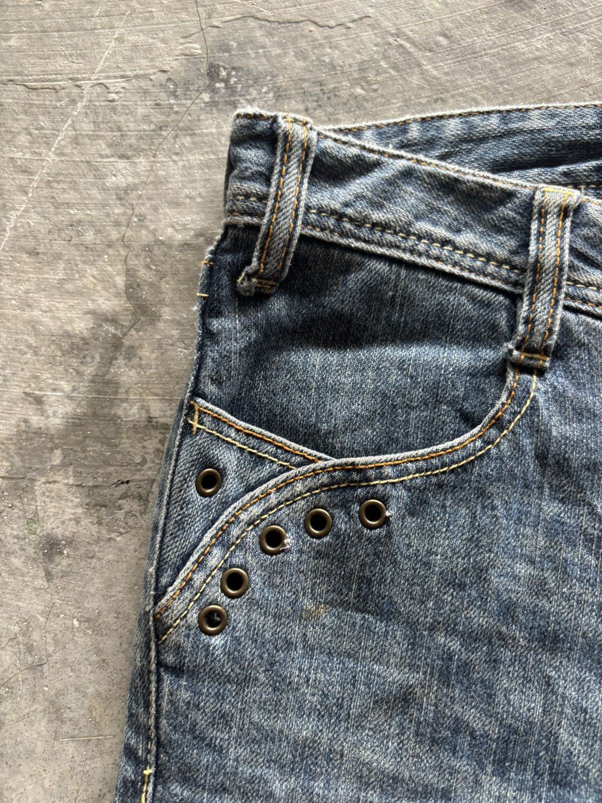 Hysteric Glamour sick flared daily topics japanese jeans punk grunge holes Size 29" - 9 Thumbnail