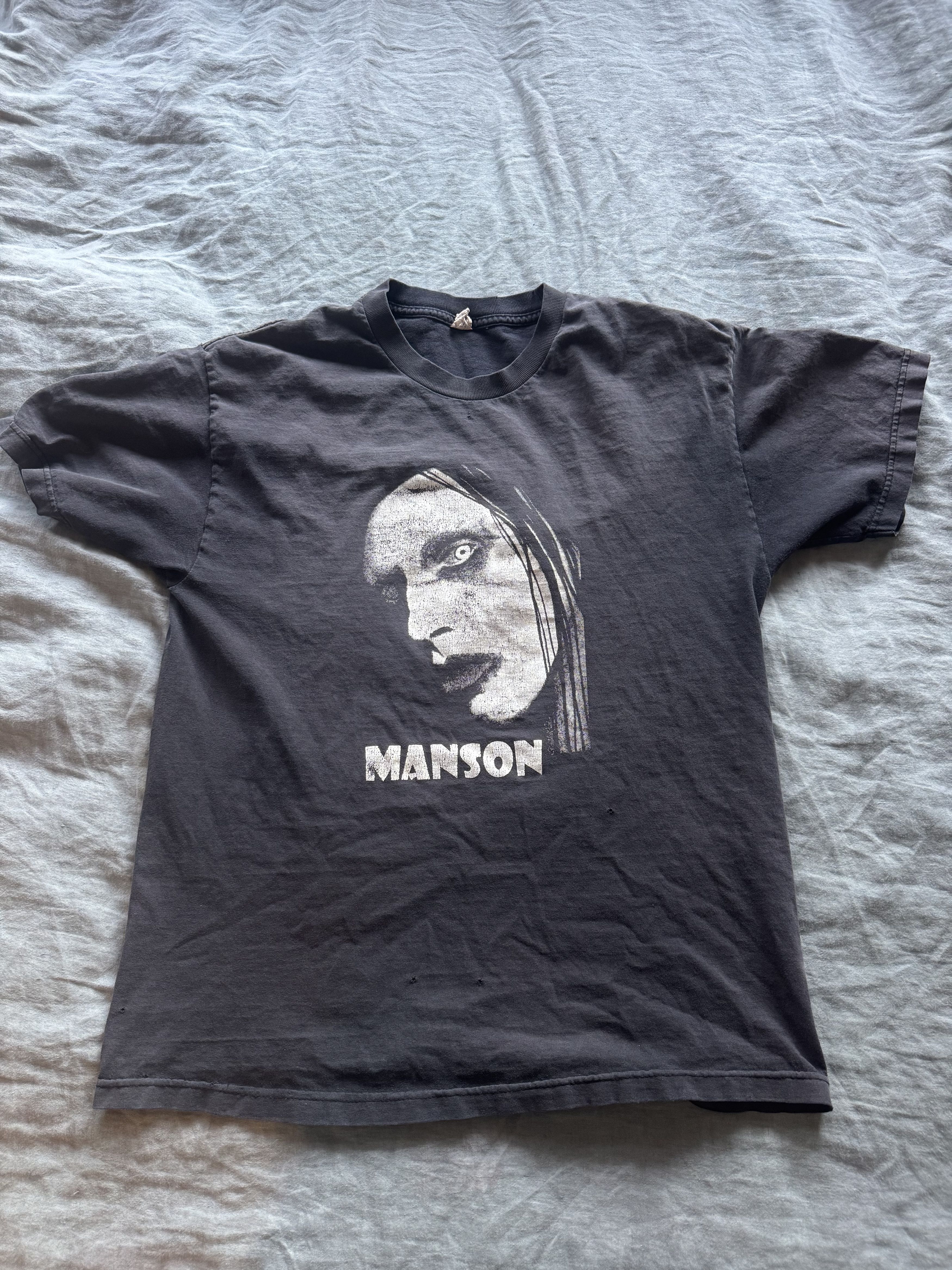 Vintage Vintage Marilyn Manson Tee Size US L / EU 52-54 / 3 - 1 Thumbnail