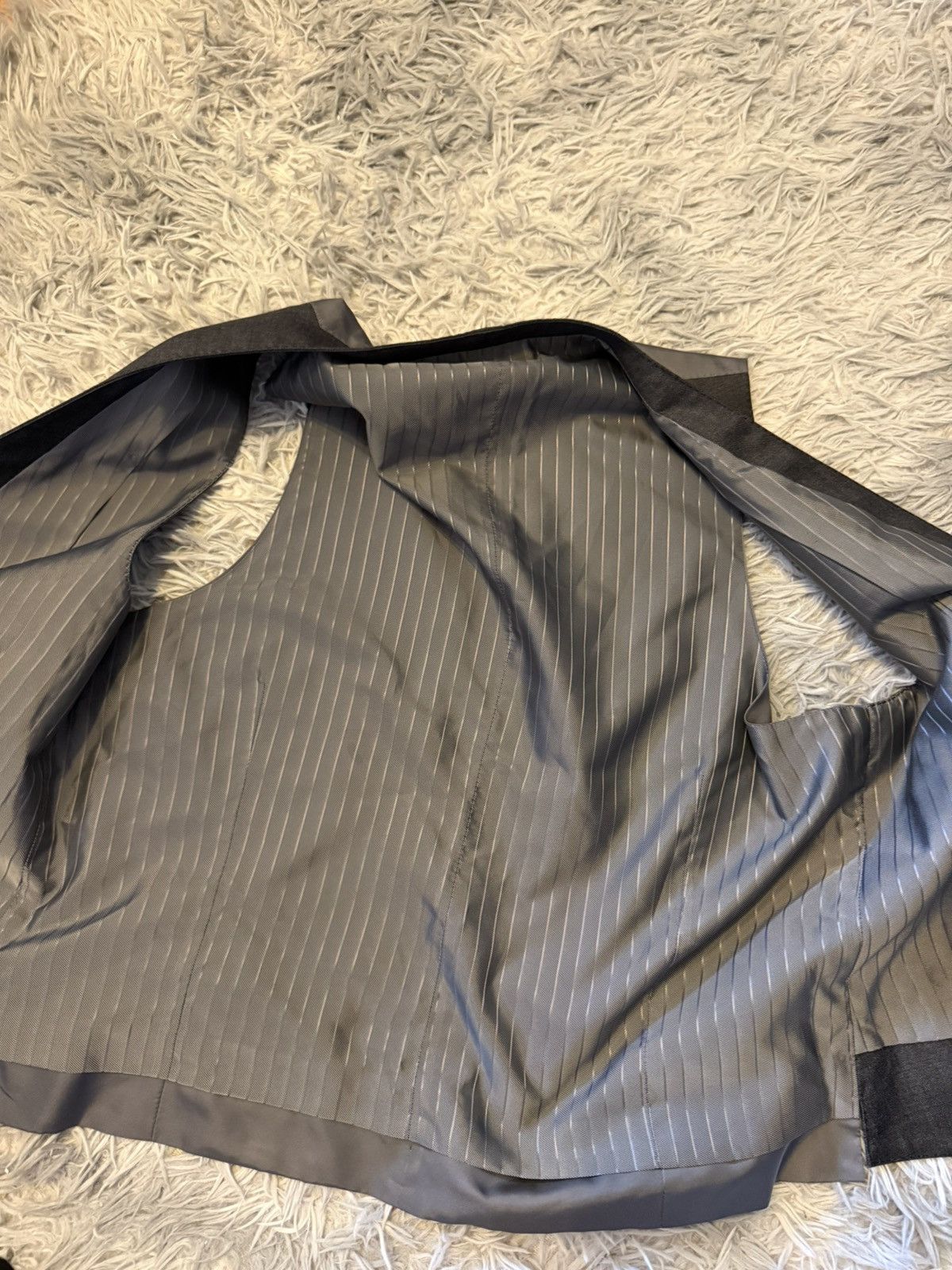 Tom Ford grey wool suit vest Size 52R - 6 Thumbnail