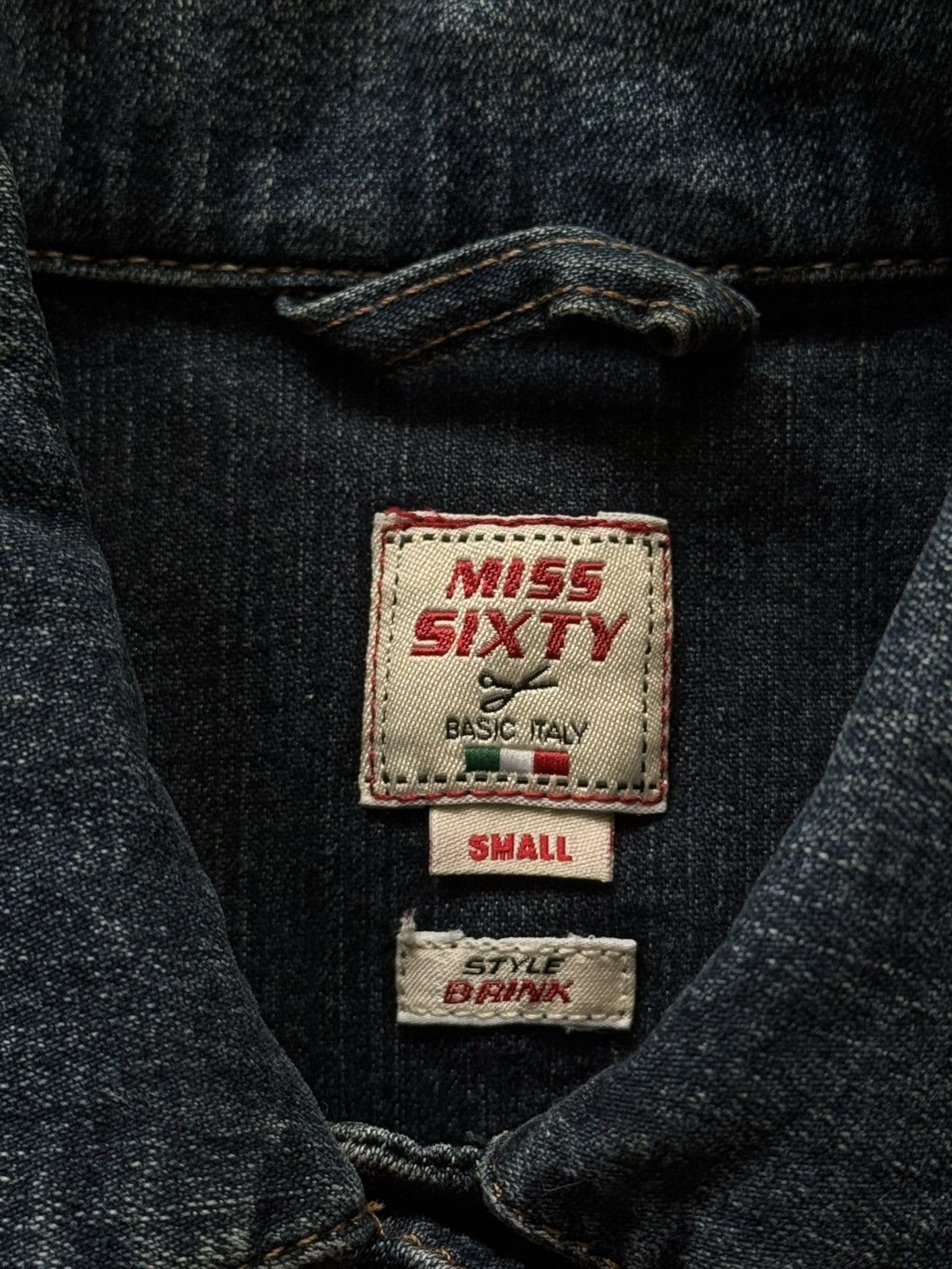 Miss Sixty 🇮🇹 Miss Sixty 2000s vintage washed denim jacket Y2K Size S / US 4 / IT 40 - 8 Thumbnail