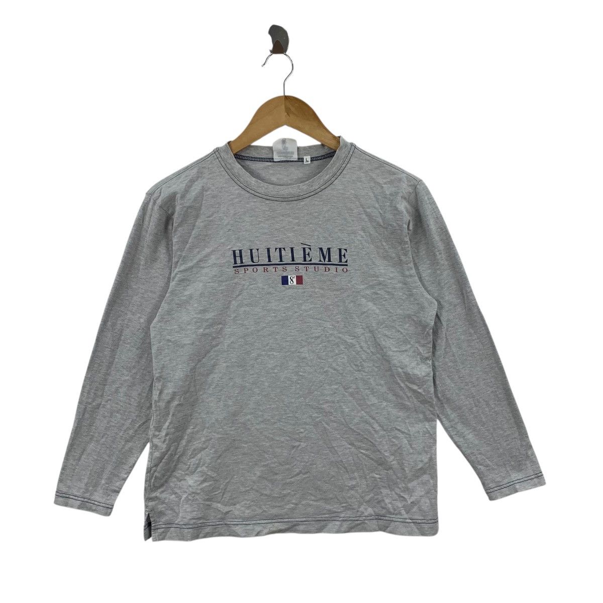 Vintage Vintage HUITIEME SPORTS STUDIO Collection Paris Tee Shirt Size L / US 10 / IT 46 - 3 Thumbnail