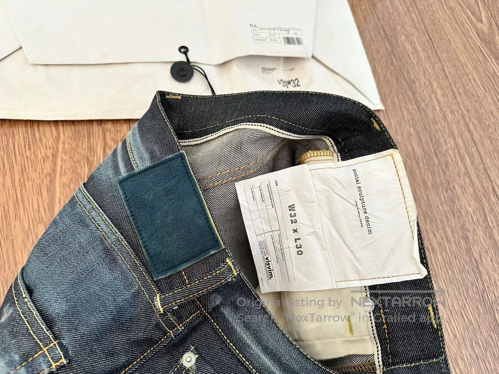 Visvim visvim social sculpture non washed jeans. Size US 32 / EU 48 - 4 Thumbnail
