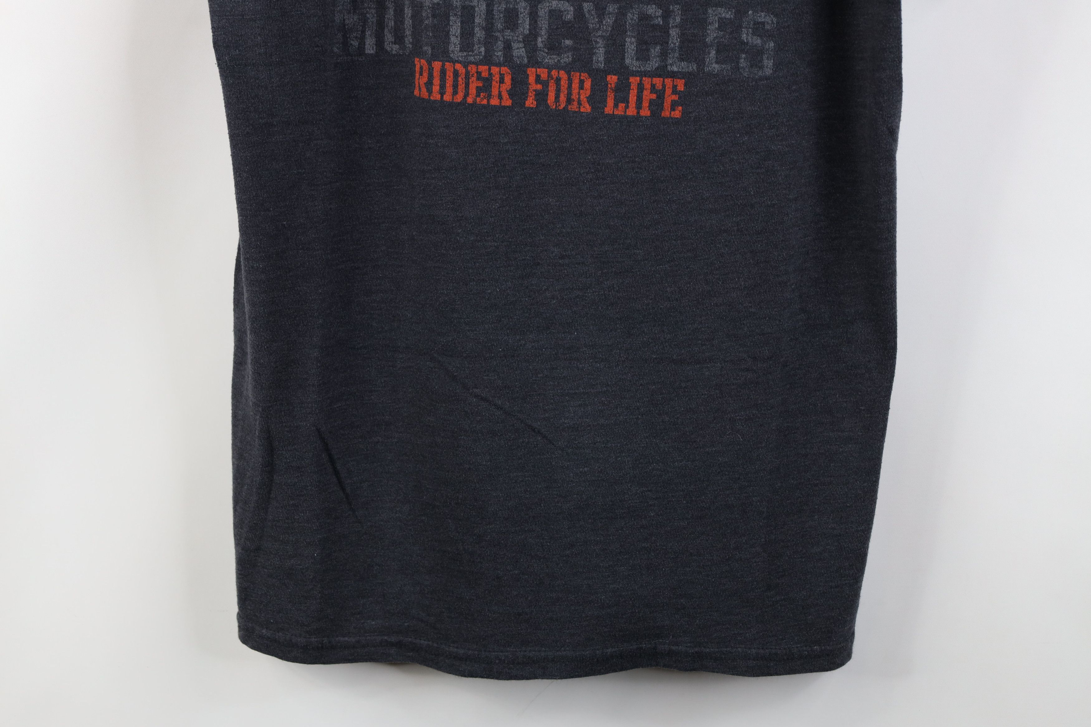 Harley Davidson Vintage Y2K Harley Davidson Spell Jersey Knit T-Shirt Gray Size US L / EU 52-54 / 3 - 3 Thumbnail