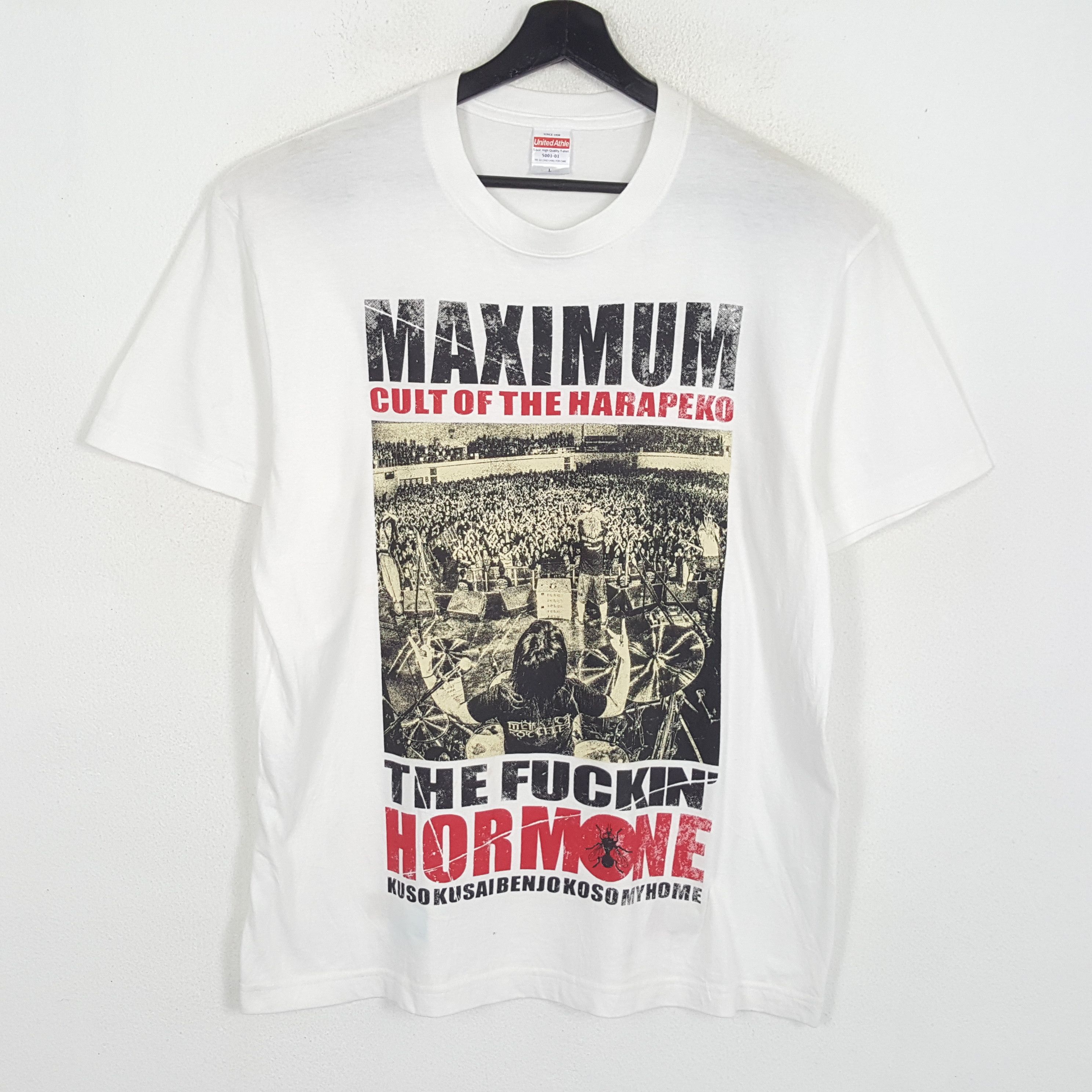 Band Tees × Vintage MAXIMUM THE HORMONE Japanese Rock Band Music Tshirt Size US L / EU 52-54 / 3 - 1 Thumbnail