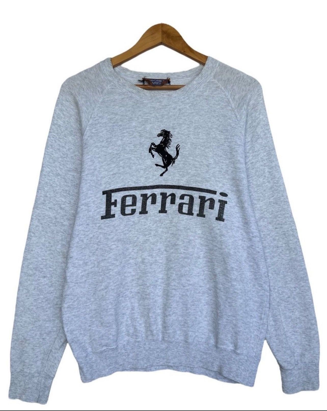 Vintage Vintage 80s Ferrari Sweatshirt Ferrari Distressed Medium Size US M / EU 48-50 / 2 - 1 Thumbnail