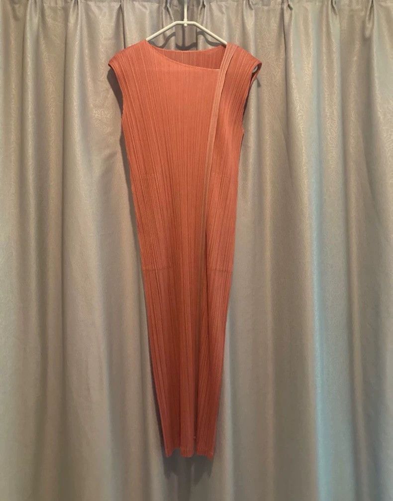 Issey Miyake Issey Miyake size:2 Orange dress Size M / US 6-8 / IT 42-44 - 1 Thumbnail