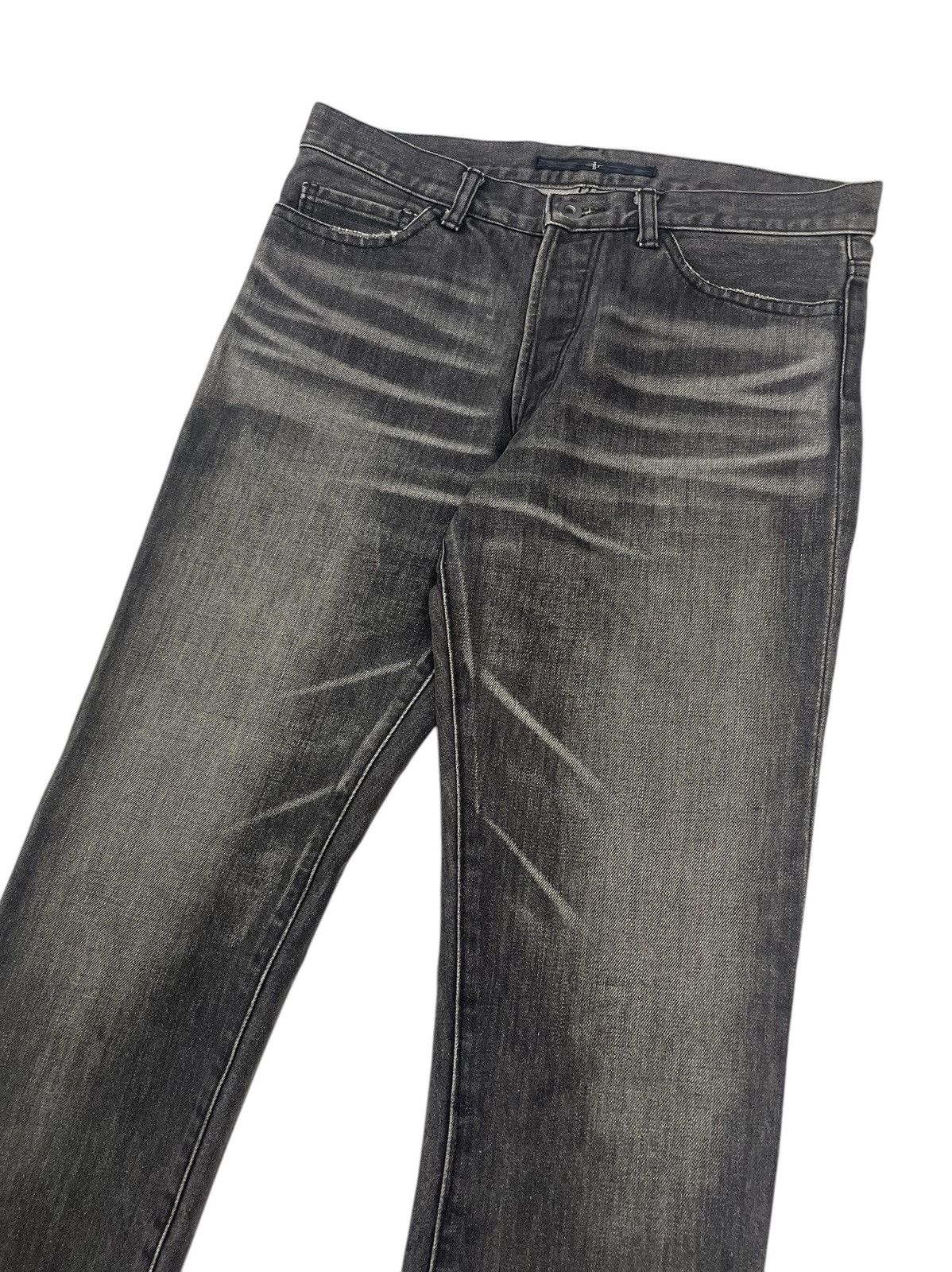 If Six Was Nine NoID Japan Faded Black Jeans Numbernine Style Size US 30 / EU 46 - 3 Thumbnail