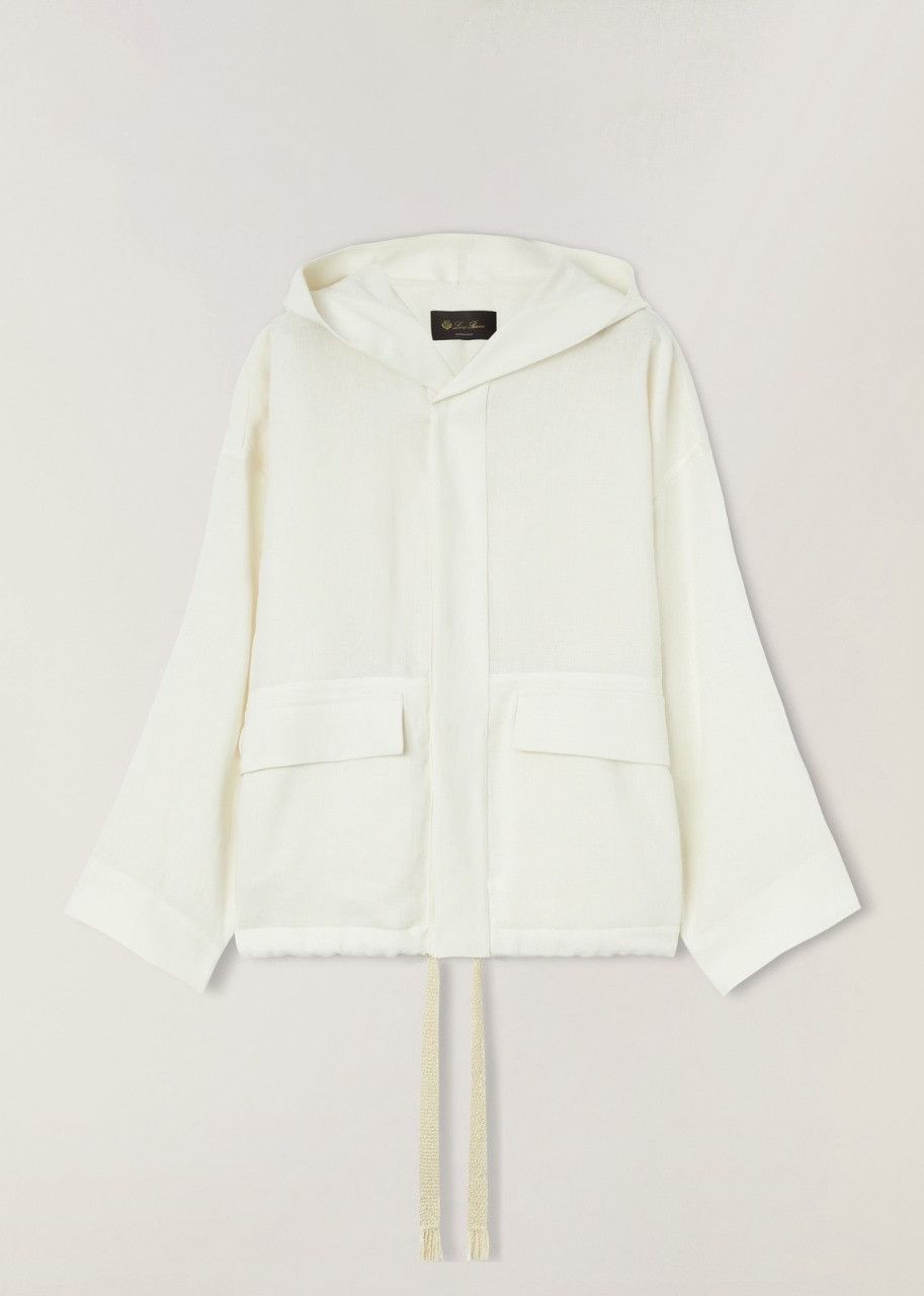 Loro Piana o1srvl11e0424 Jacket in White Size XL / US 12-14 / IT 48-50 - 1 Thumbnail