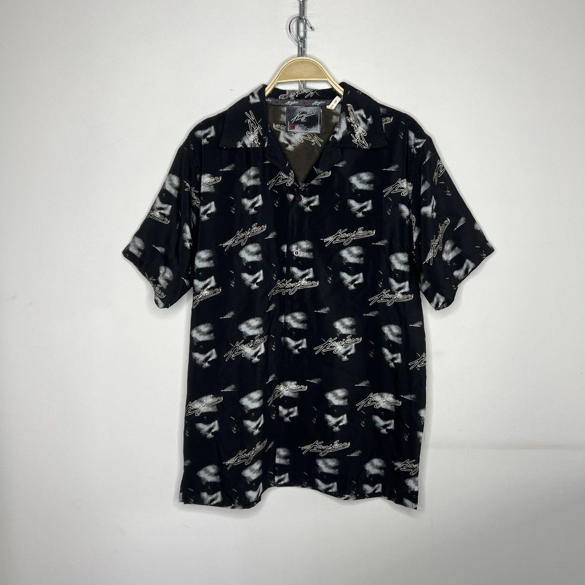 Karl Kani × Vintage Vintage 90s Karl Kani all over print hype streetwear shirt Size US M / EU 48-50 / 2 - 1 Thumbnail