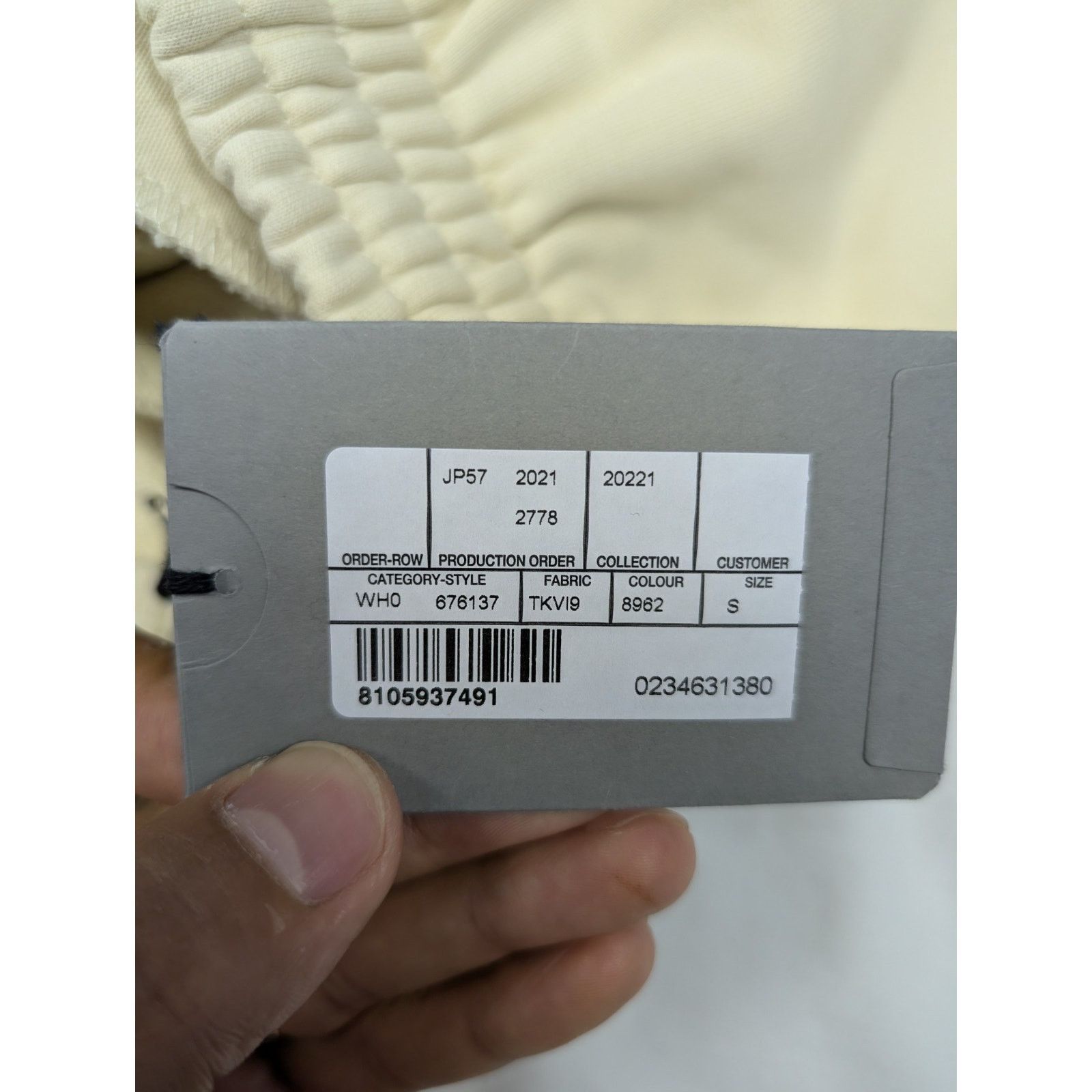 Balenciaga o1rshd1 Embro Pol Campgn Mol Boucleti Shorts in Cream Size US 30 / EU 46 - 18 Thumbnail