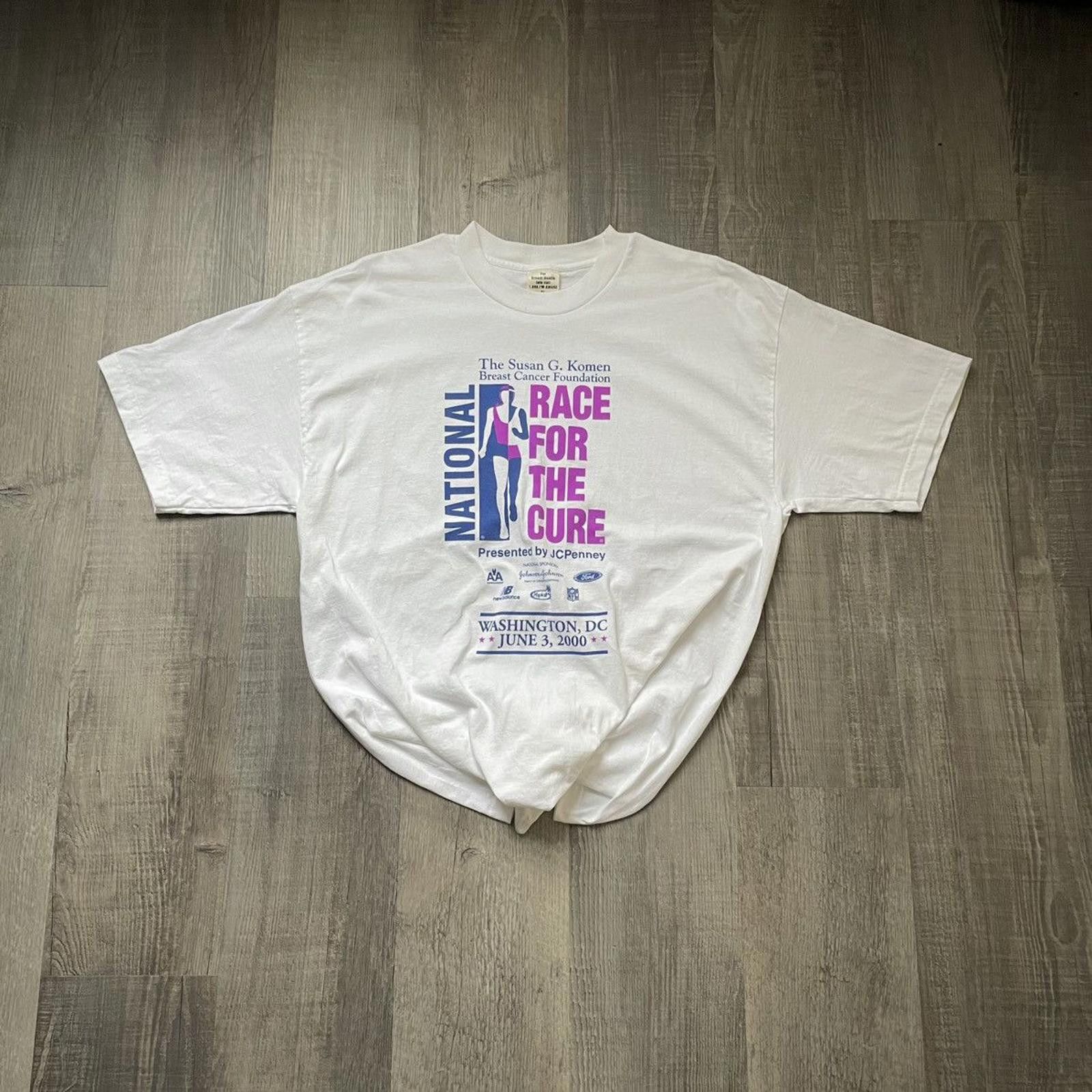 Vintage VINTGE • "Komen" Pre-Shrunk Tee (XL) Size US XL / EU 56 / 4 - 1 Thumbnail
