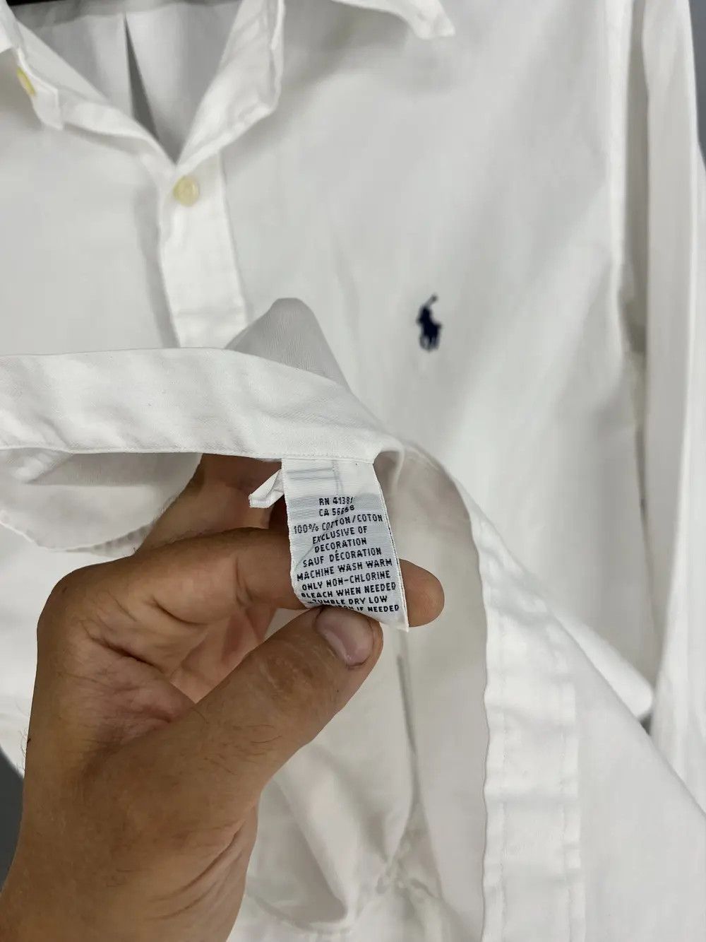 Polo Ralph Lauren Vintage White Shirt Polo Ralph Lauren Size XL Rare Size US XL / EU 56 / 4 - 8 Thumbnail