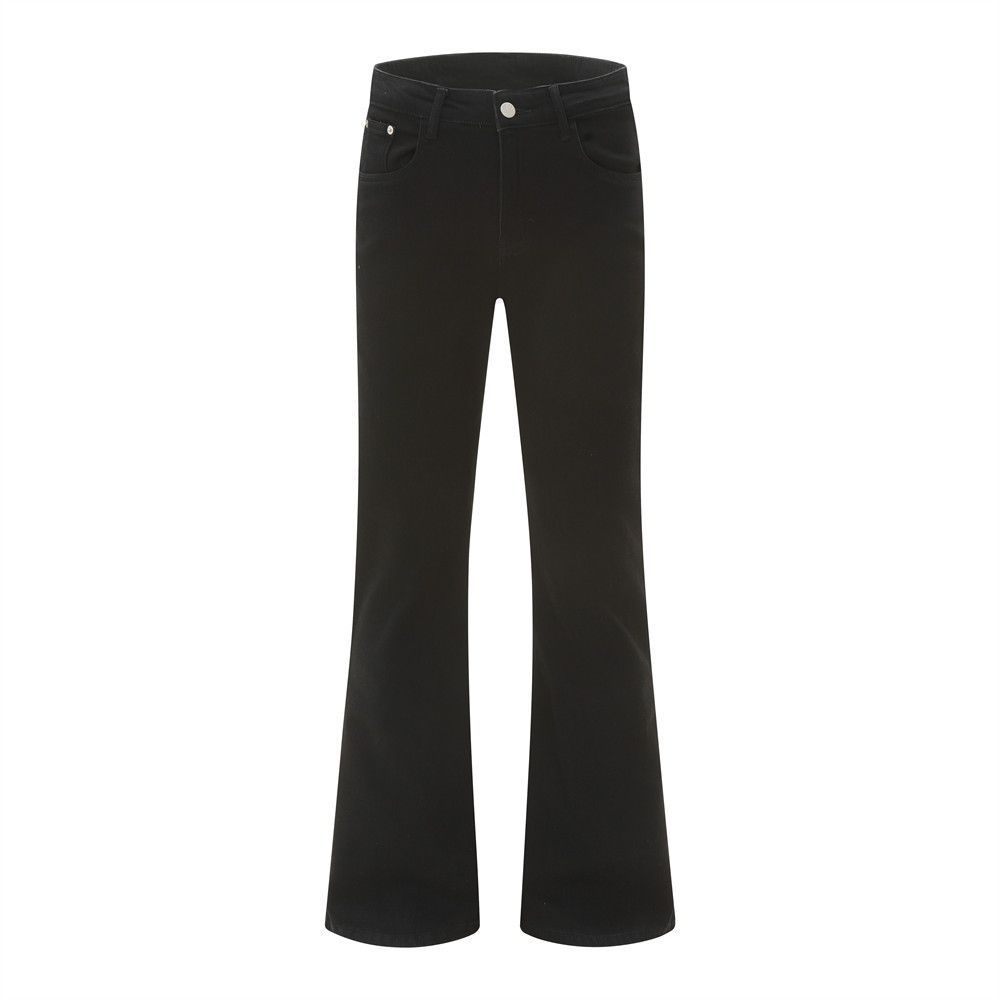 Japanese Brand Men's solid color basic versatile loose flared jeans Size US 32 / EU 48 - 1 Thumbnail