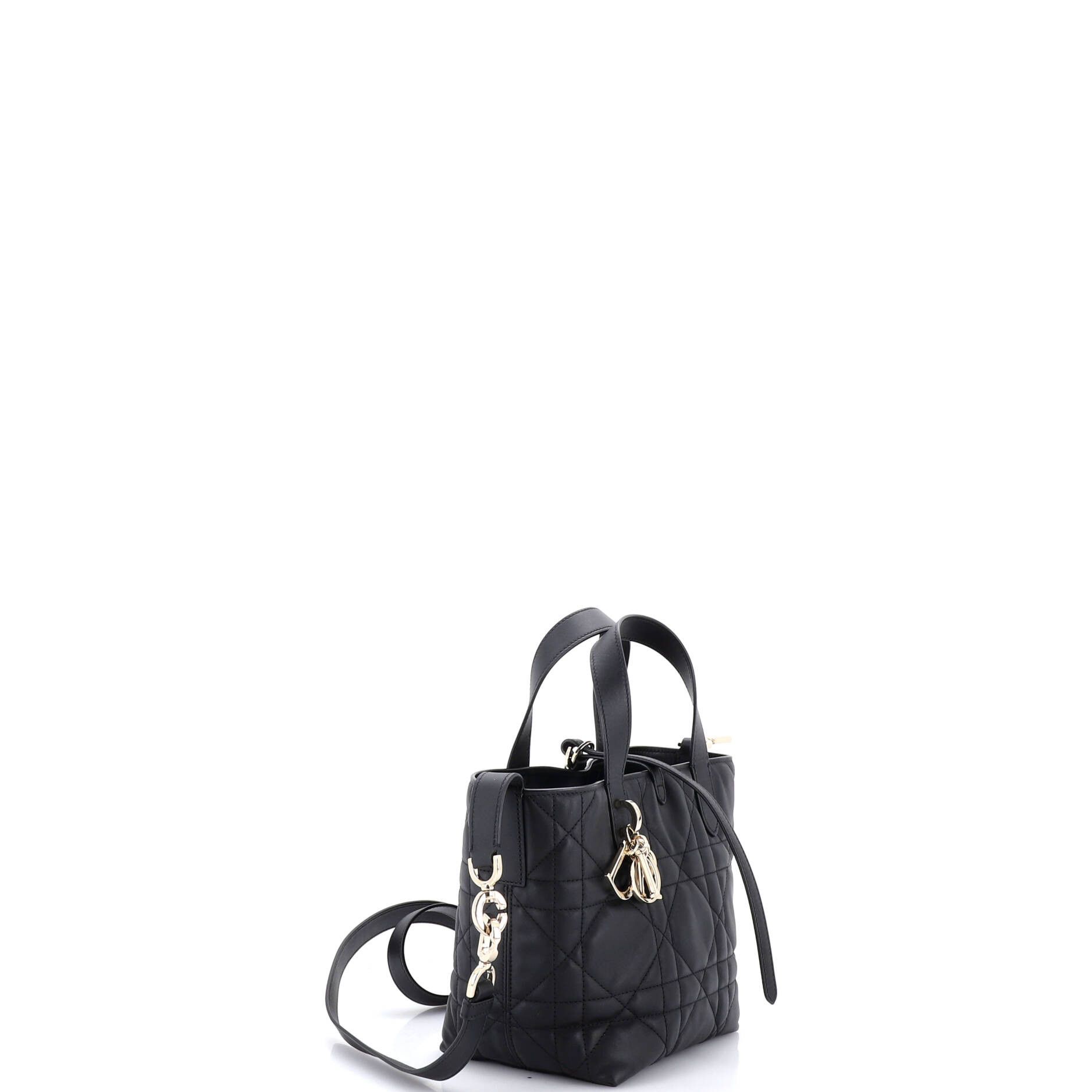 Dior Toujours Vertical Tote Bag Macrocannage Quilt Calfskin Small Size ONE SIZE - 1 Thumbnail