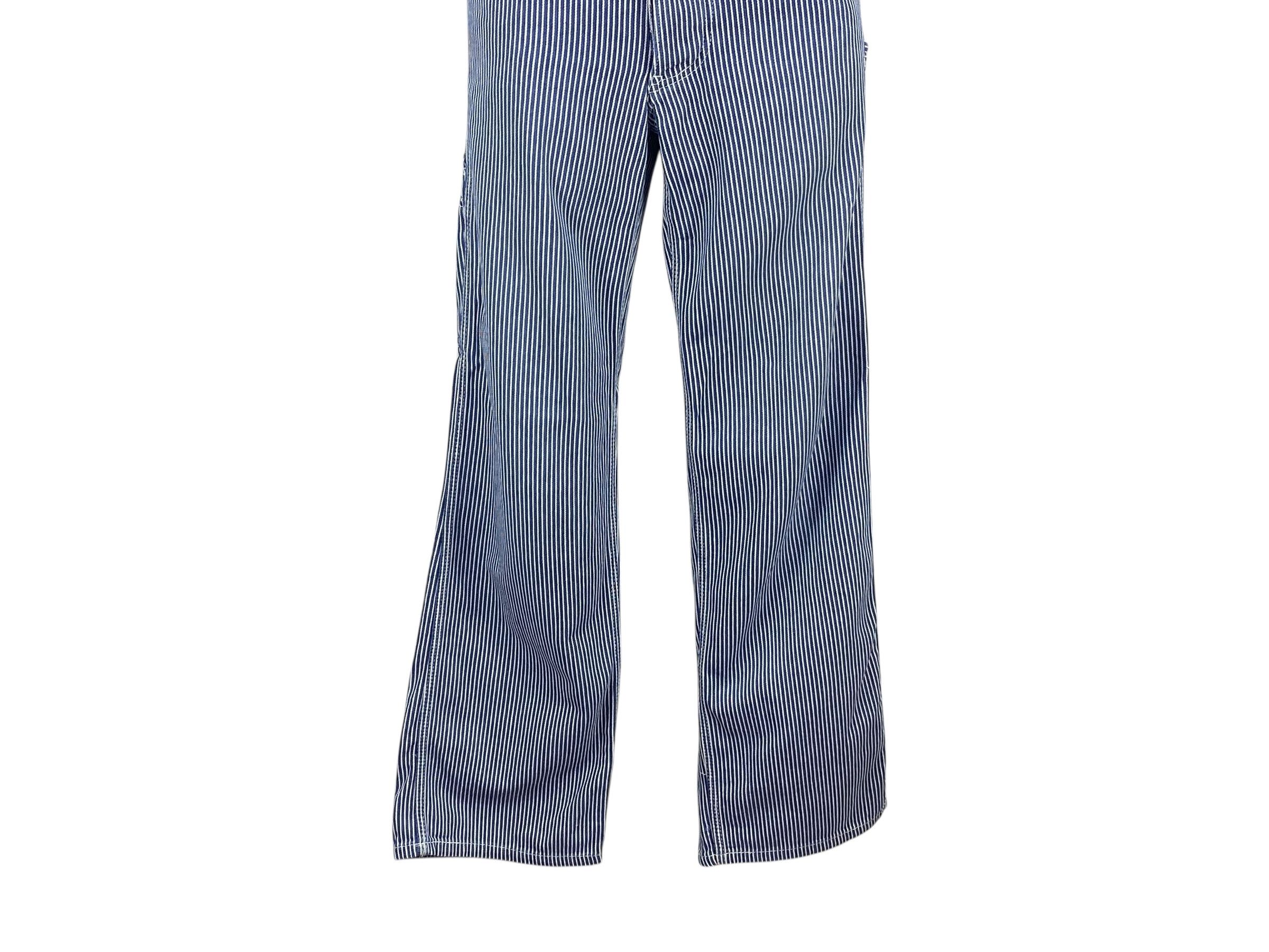 Japanese Brand Alin Jeans Stripes Hickory Jeans Size US 30 / EU 46 - 4 Thumbnail