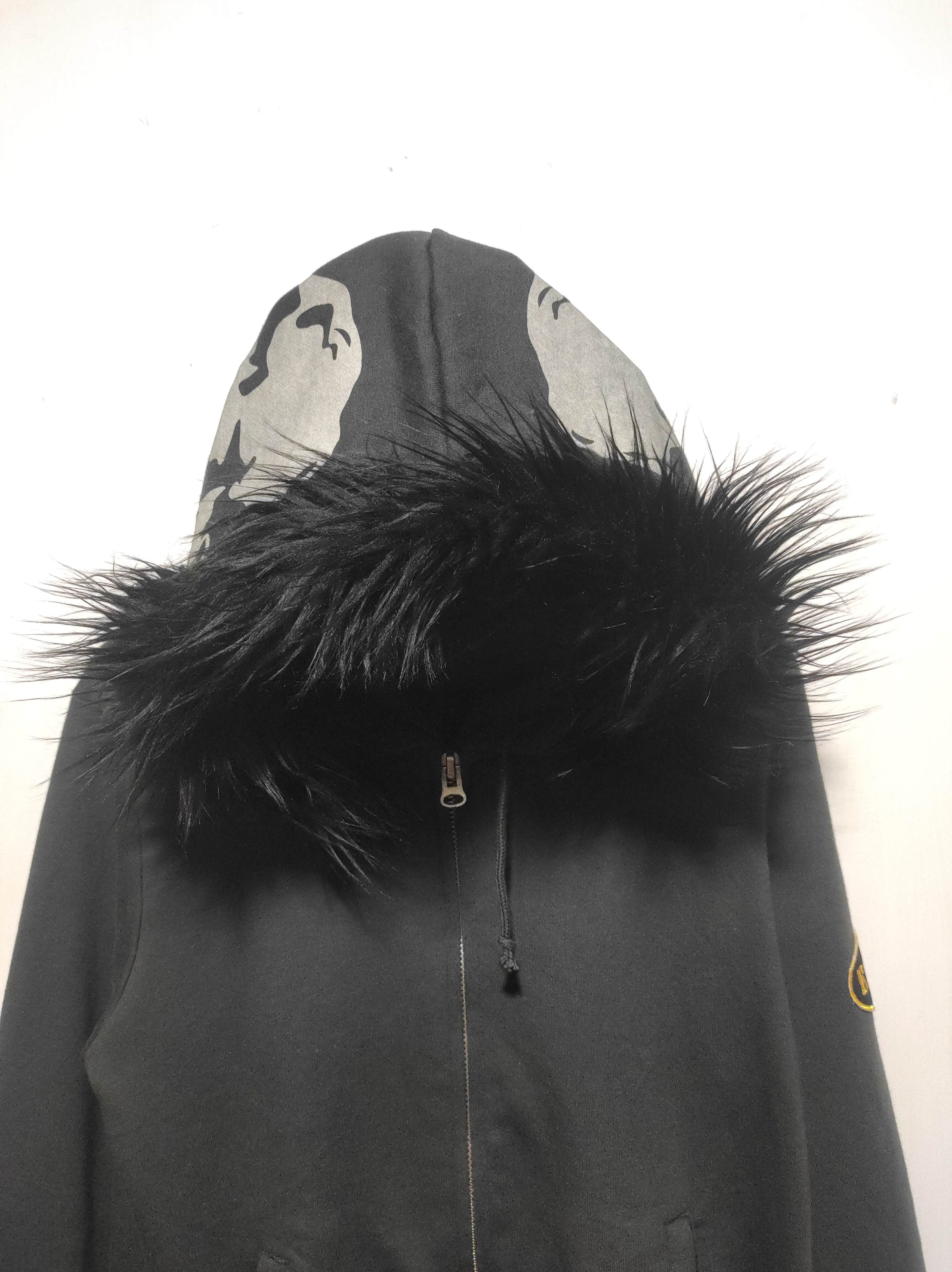 Hysteric Glamour Estilo Mask Skull Zipper Fur Hoodie IfSixWasNine LGB style Size US M / EU 48-50 / 2 - 6 Thumbnail