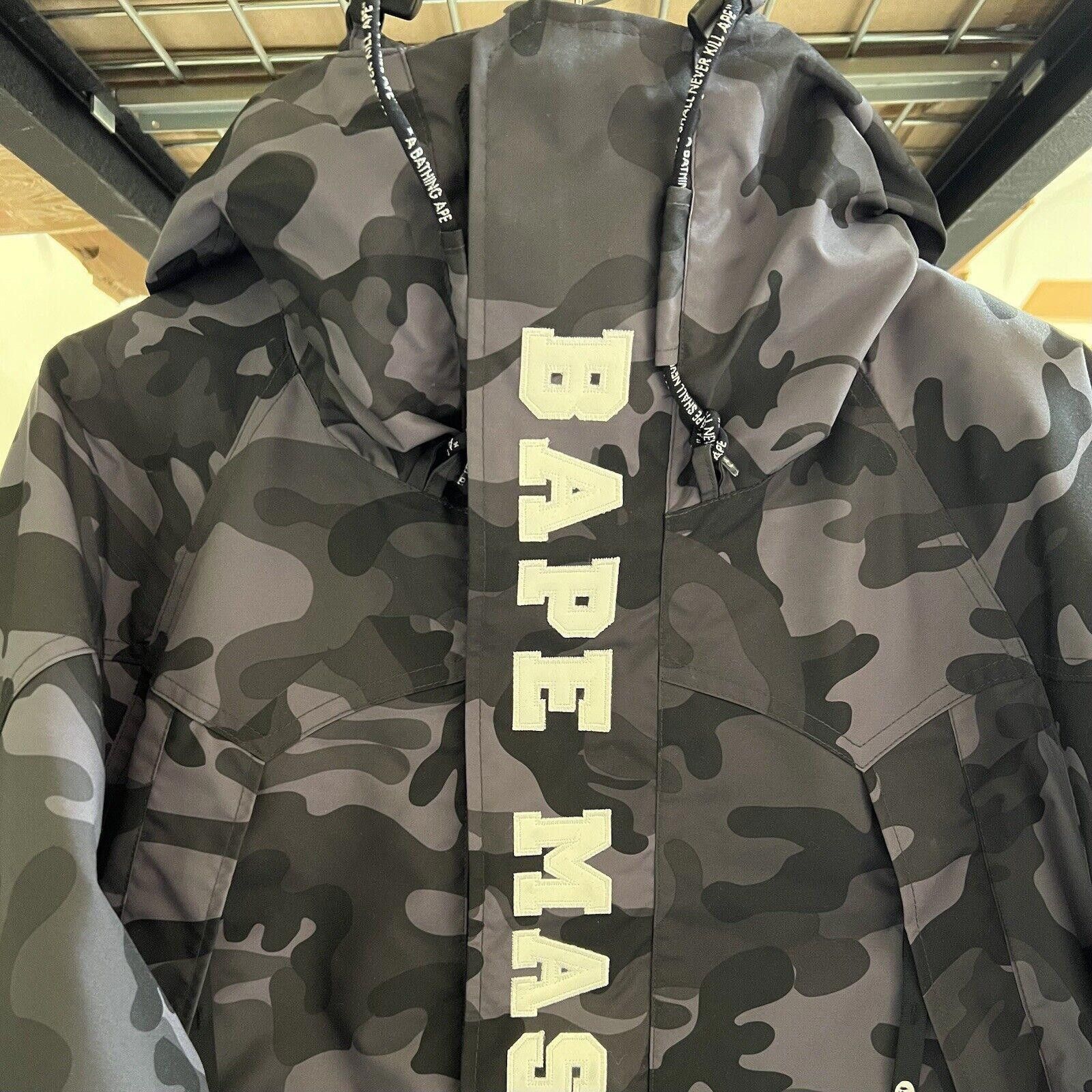 Bape × Mastermind Japan A Bathing Ape Mastermind Japan Snowboard Jacket Black L BAPE Size US L / EU 52-54 / 3 - 1 Thumbnail