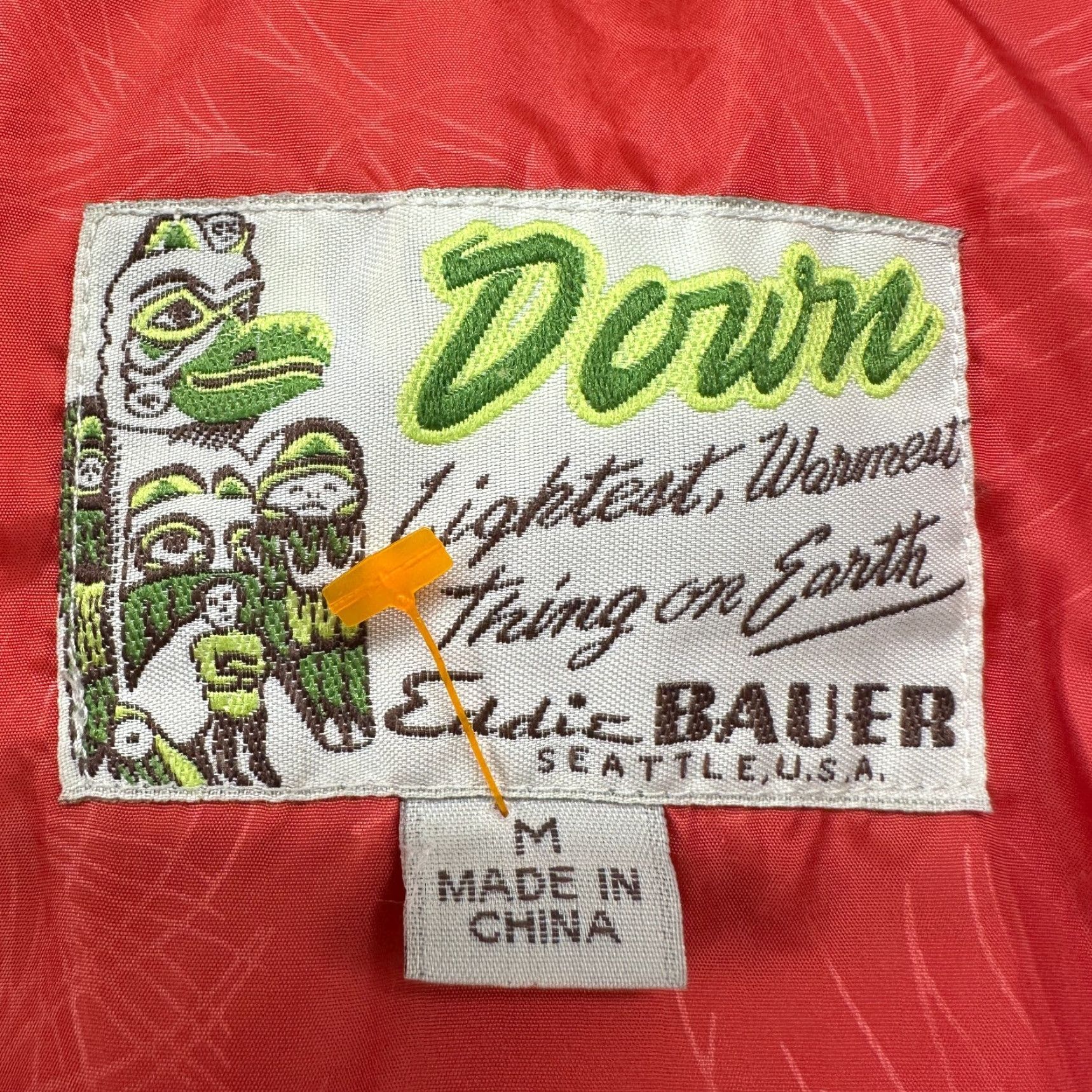 VINTAGE Eddie Bauer Jacket Womens M Grey Puffer Goose Down EB 550 Hooded Yukon Retro Mens Womens Girls Boys