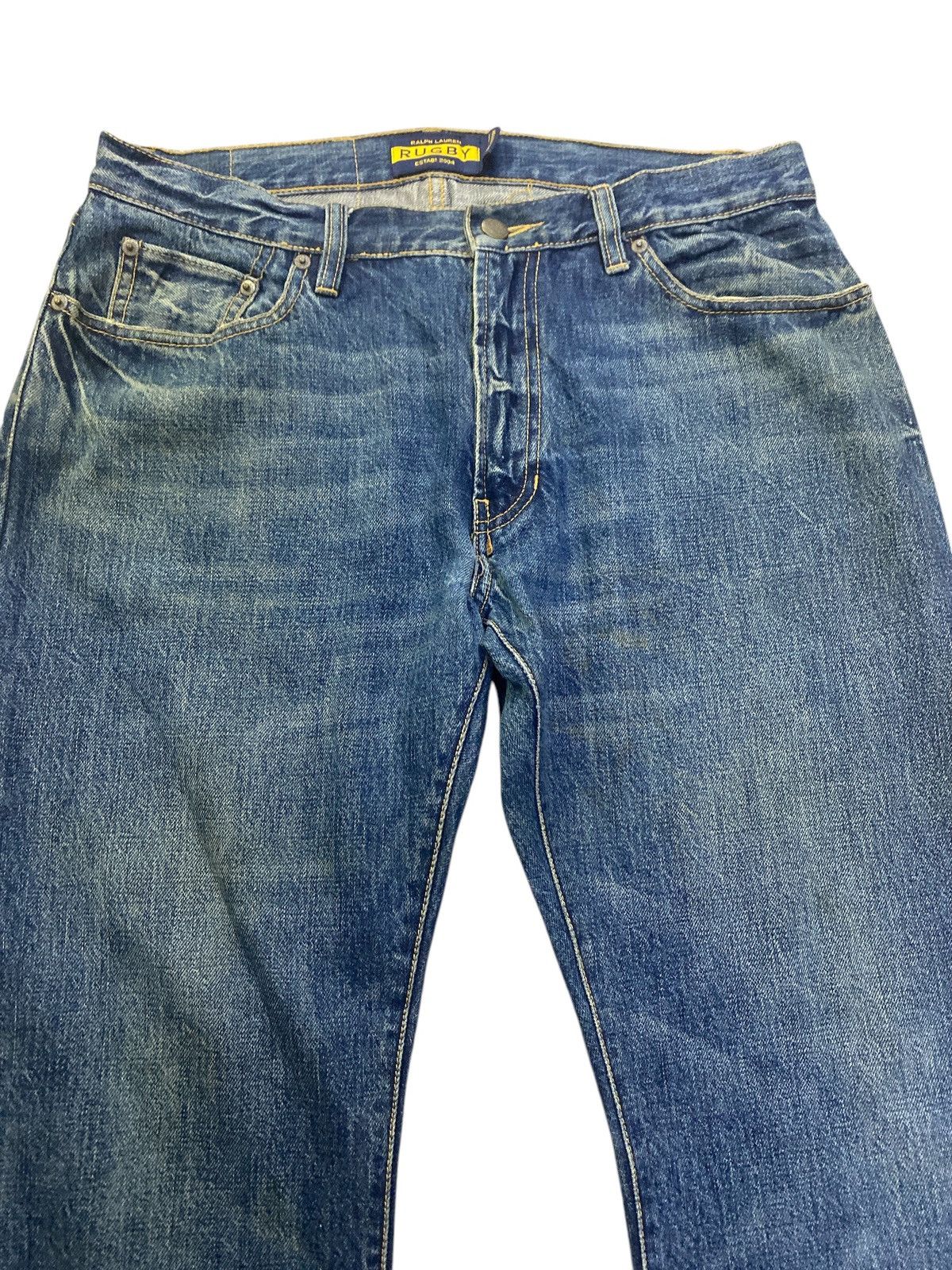 Ralph Lauren × Rugby Ralph Lauren × Vintage Ralph Lauren Rugby Selvedge Denim Size US 32 / EU 48 - 10 Thumbnail