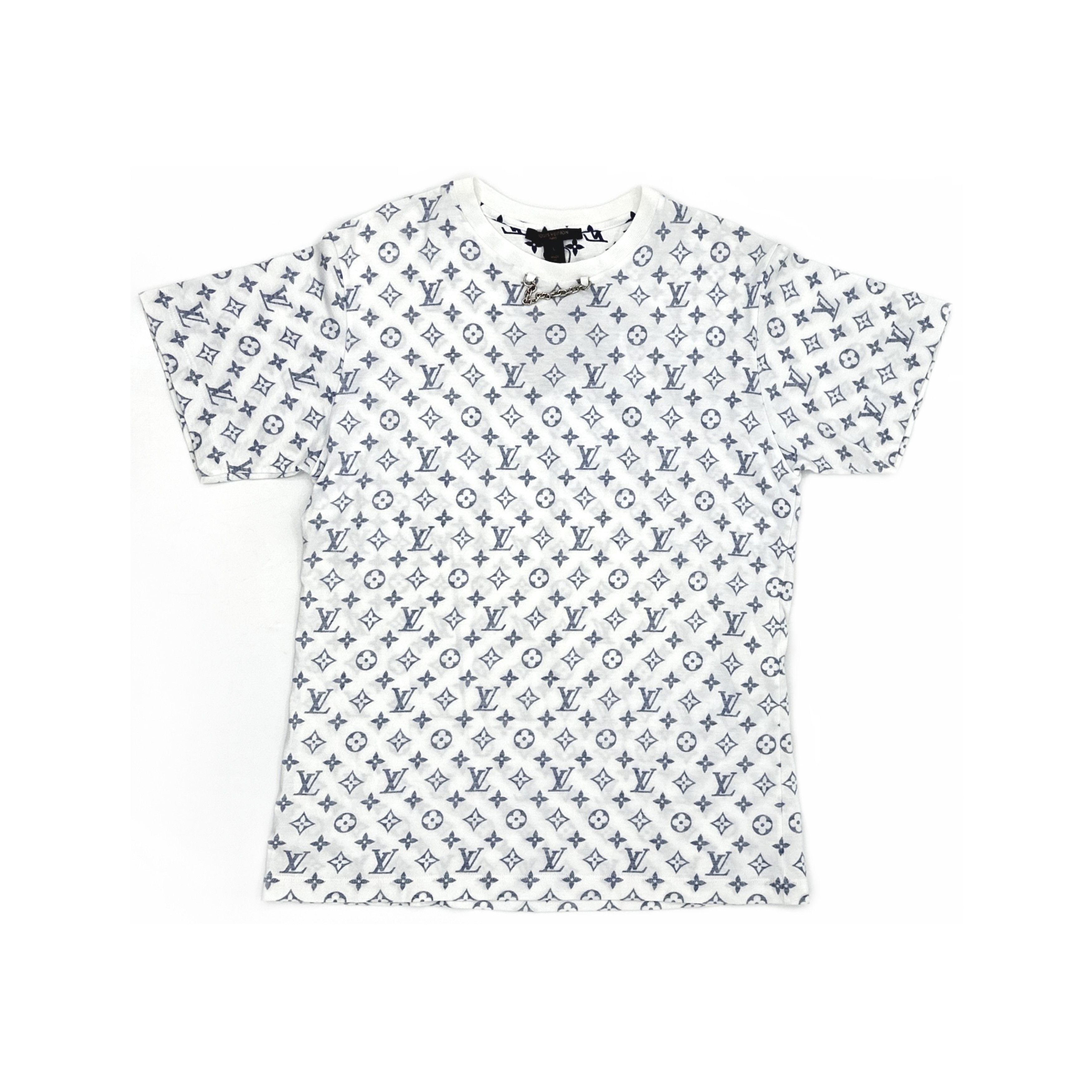 Louis Vuitton Louis Vuitton Monogram Chain T-Shirt Size L Size US L / EU 52-54 / 3 - 1 Thumbnail