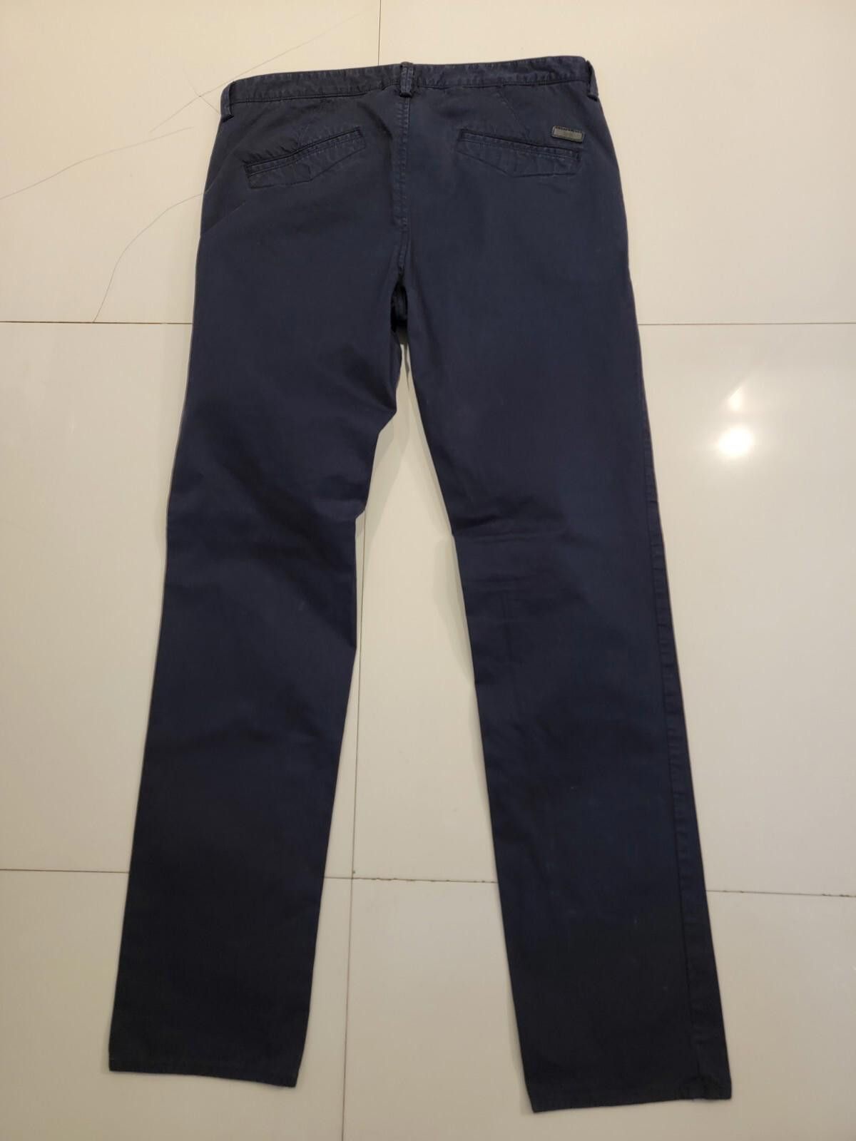 Hugo Boss Boss Men's Chino Pants Slim Fit Blue Dark Blue Size 34 Size US 34 / EU 50 - 2 Thumbnail