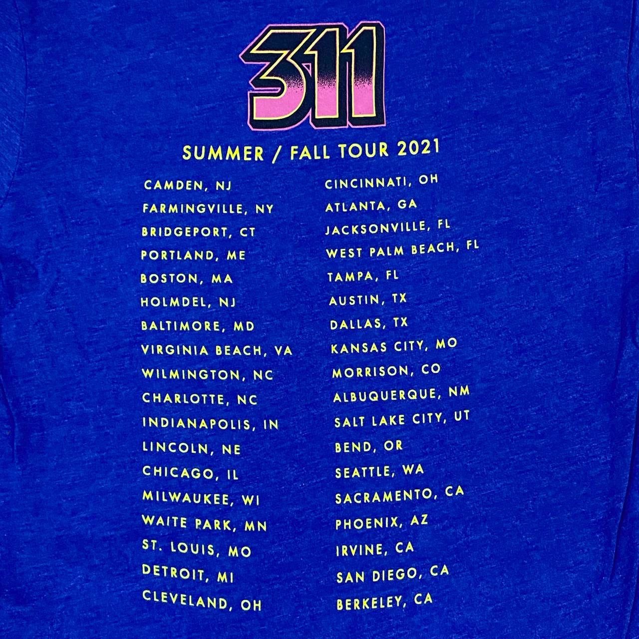 Band Tees 311 alternative rock band three eleven tour Size US M / EU 48-50 / 2 - 5 Thumbnail