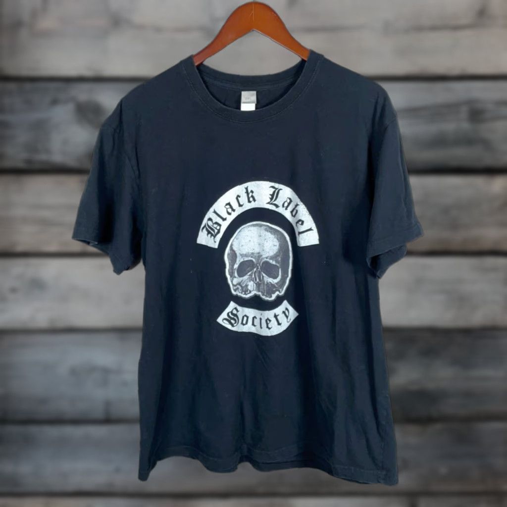 Vintage Black Label Society Skull Graphic T-Shirt Adult XL Black Heavy Metal Music Mens Size US XL / EU 56 / 4 - 1 Thumbnail