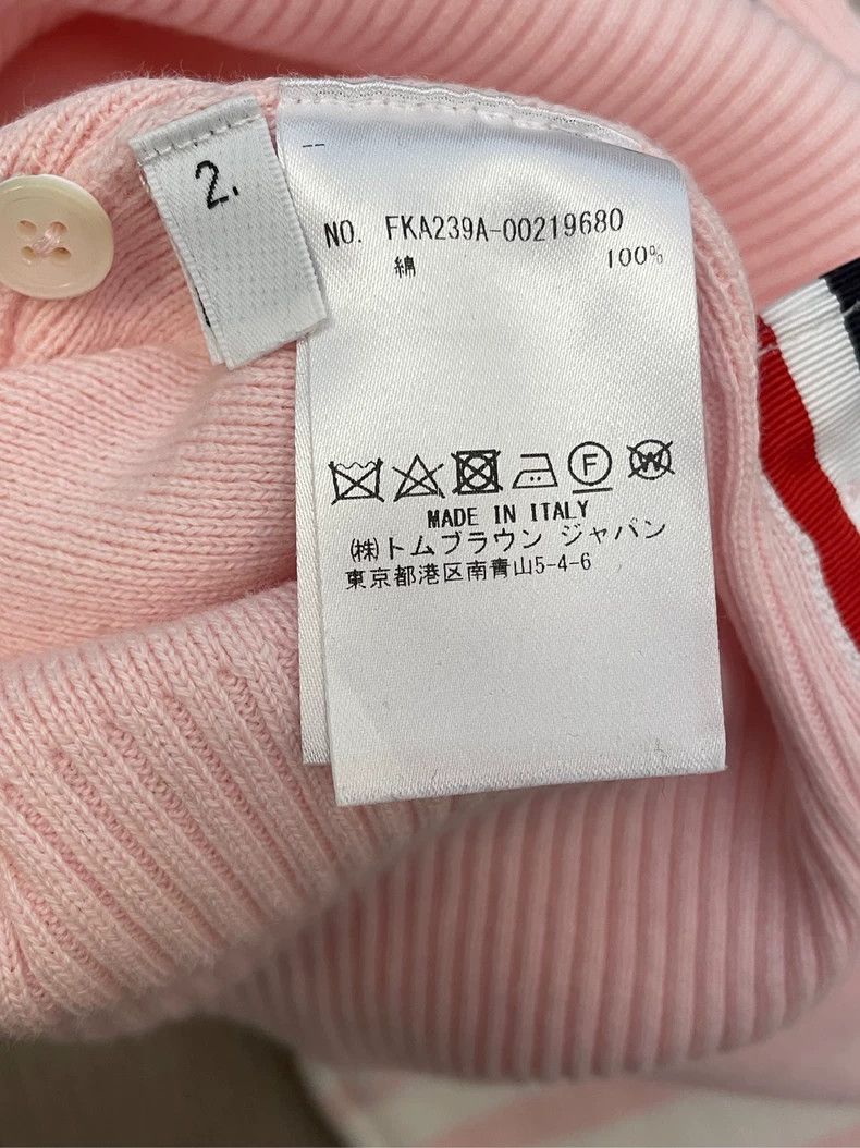 Thom Browne Thom Browne Size 2Pollen Four Stripe Knit Crew Neck Sweater Size US M / EU 48-50 / 2 - 6 Thumbnail