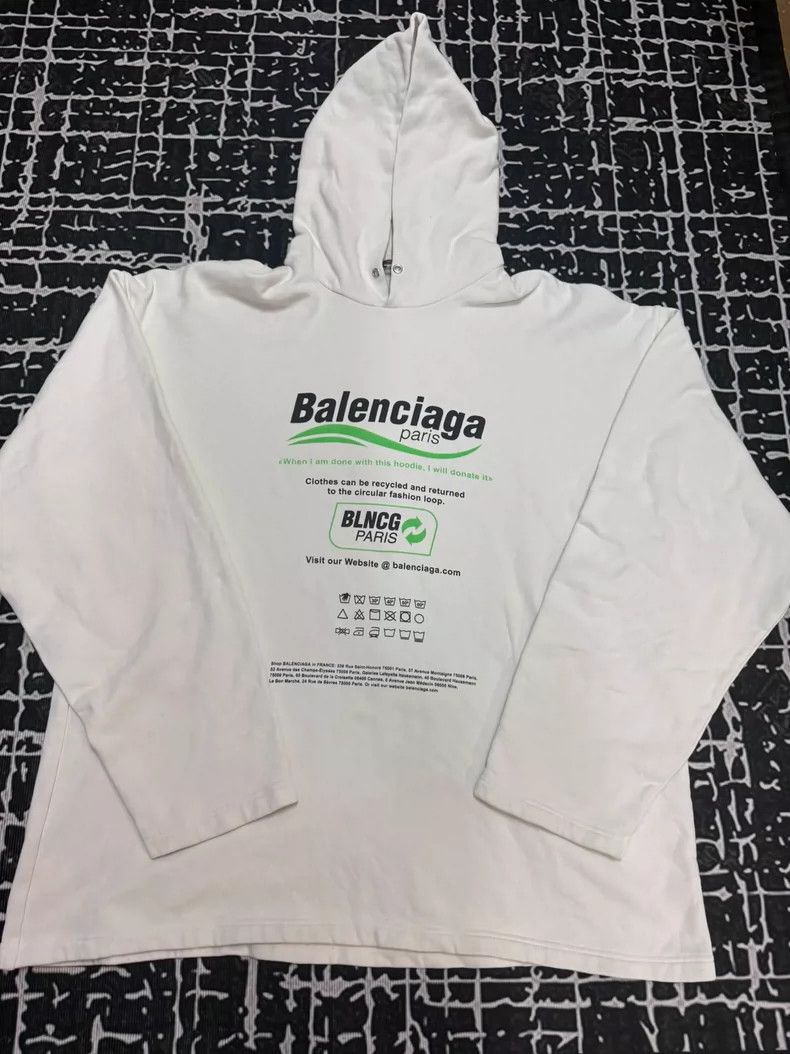 Balenciaga Balenciaga Environmental protection cola hoodie sweater Size US S / EU 44-46 / 1 - 1 Thumbnail