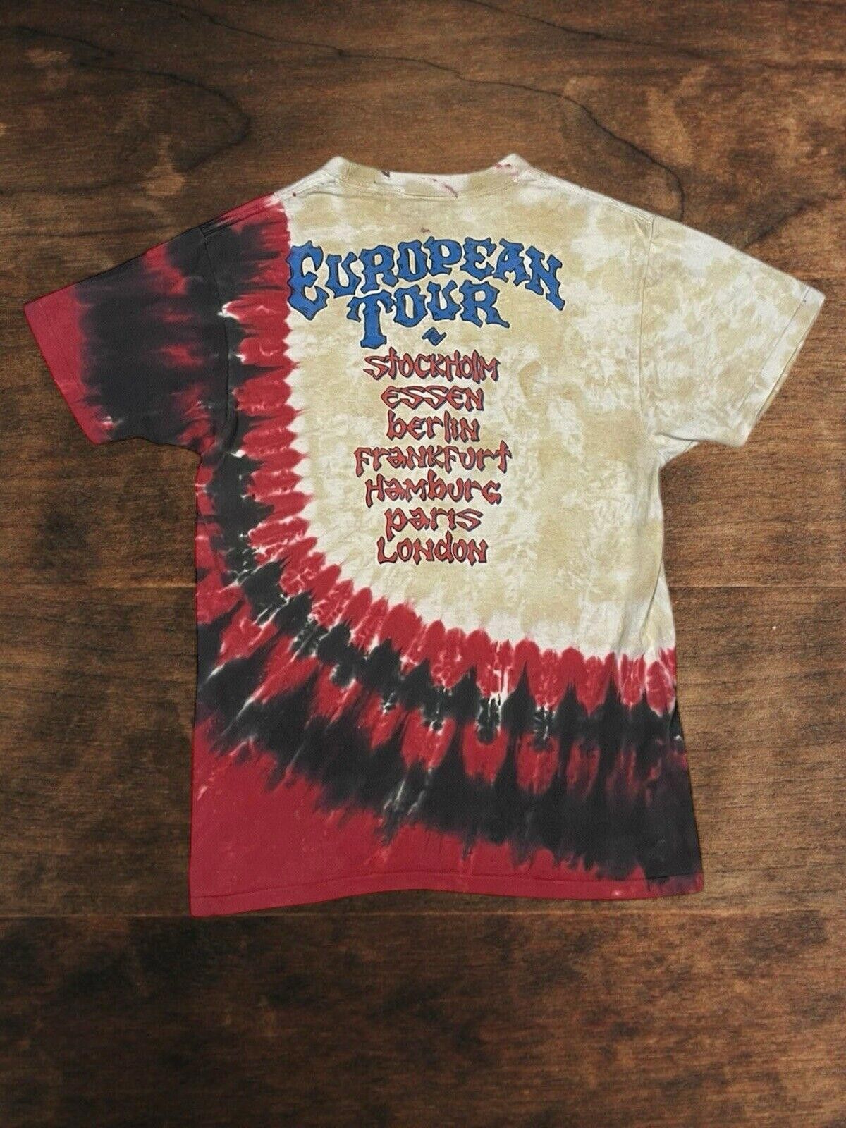 Grateful Dead × Liquid Blue Vintage 1990 Grateful Dead Europe Tour T Shirt Men’s Large Size US L / EU 52-54 / 3 - 2 Thumbnail