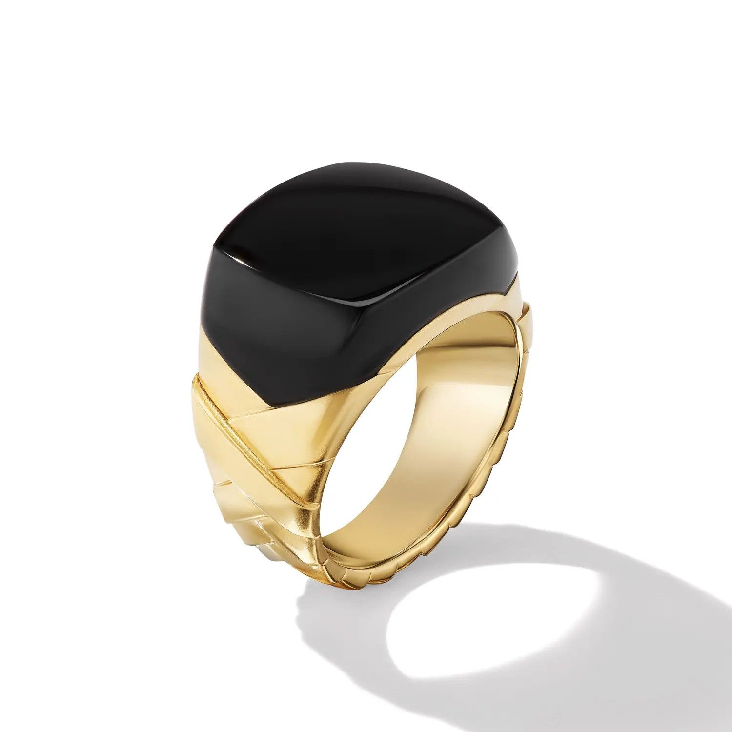 David Yurman o1w1db10325 Size:OS/ Cairo Mummy Wrap Signet Ring in Golden Size ONE SIZE - 3 Thumbnail
