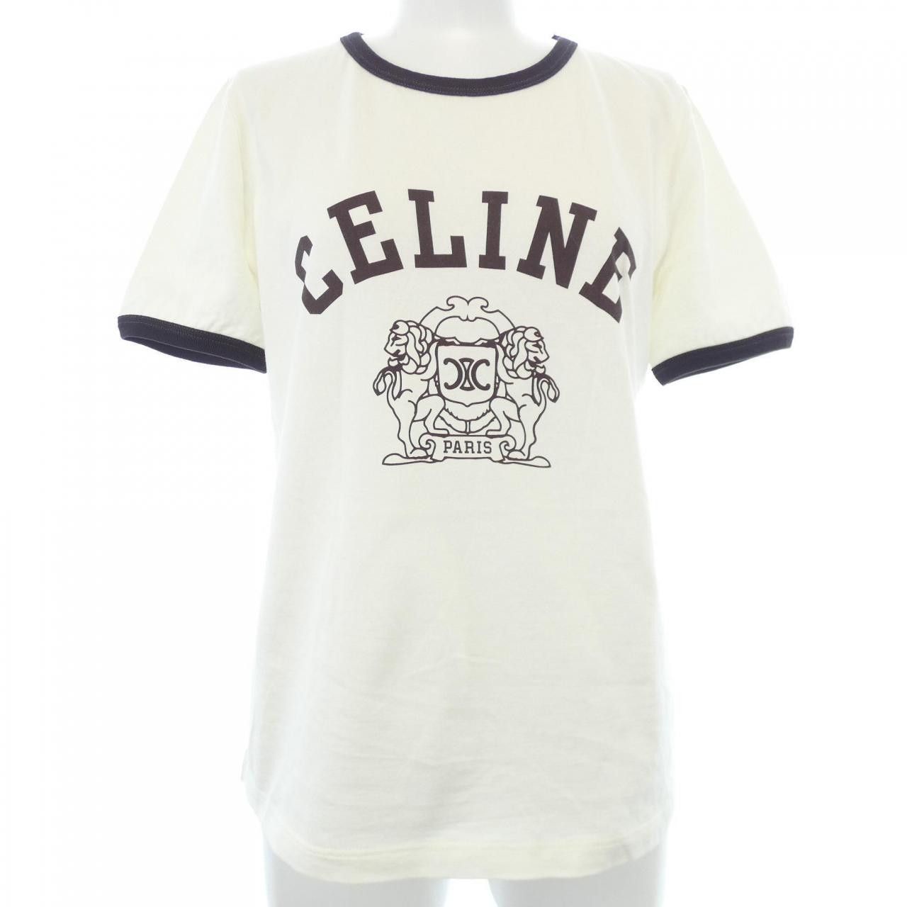 Celine Celine CELINE Cotton T Shirt Textile T-Shirts RX09C671Q DUTY FREE for USA Size ONE SIZE - 1 Thumbnail