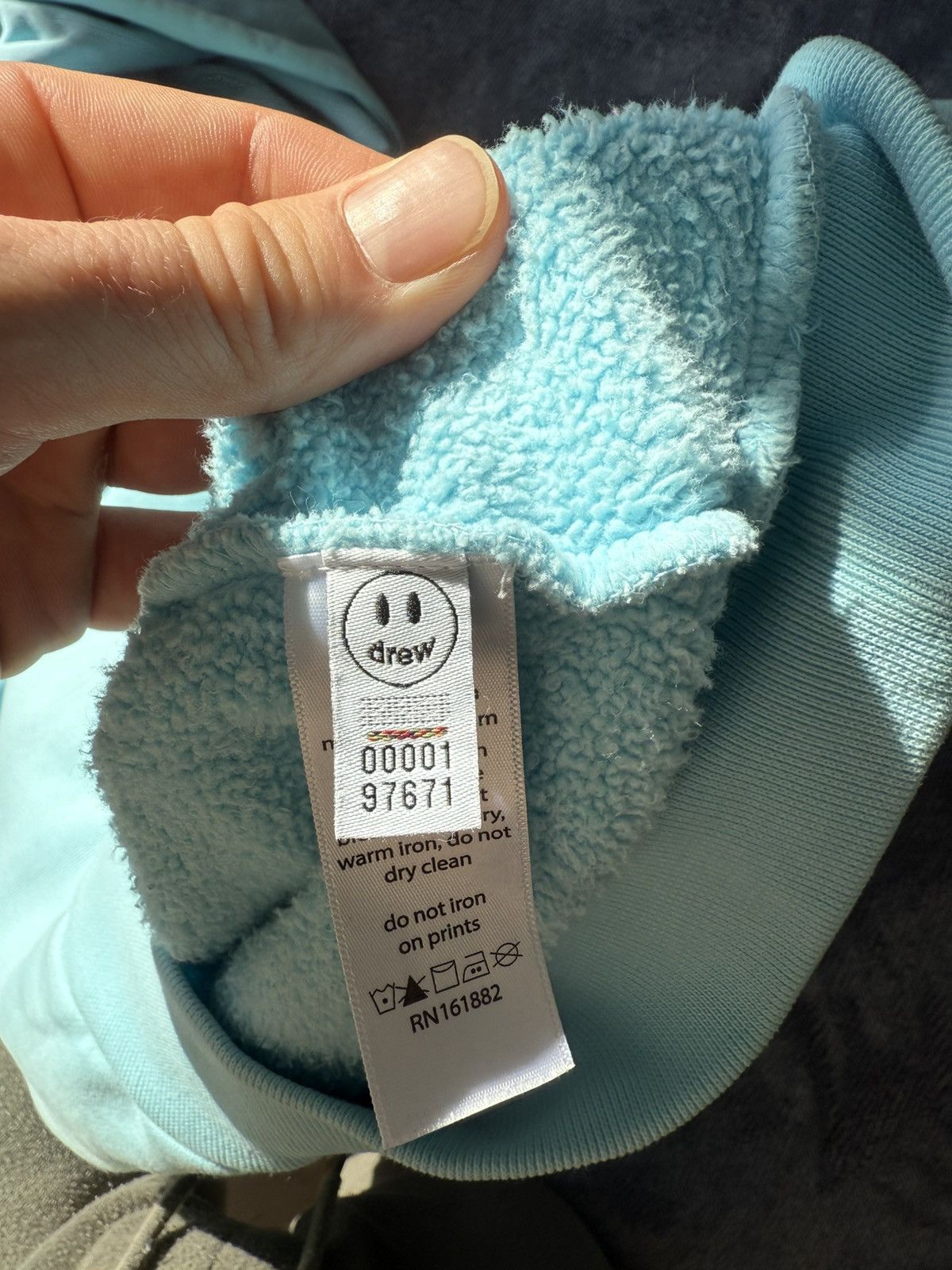 Drew House SECRET HOODIE SEA BLUE Size US XL / EU 56 / 4 - 9 Thumbnail