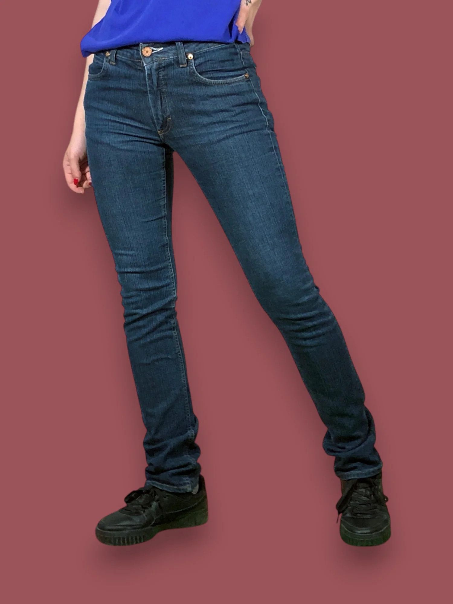 Vintage Acne Jeans Vintage Women's Skinny Jeans - 29 Size 29" - 1 Thumbnail