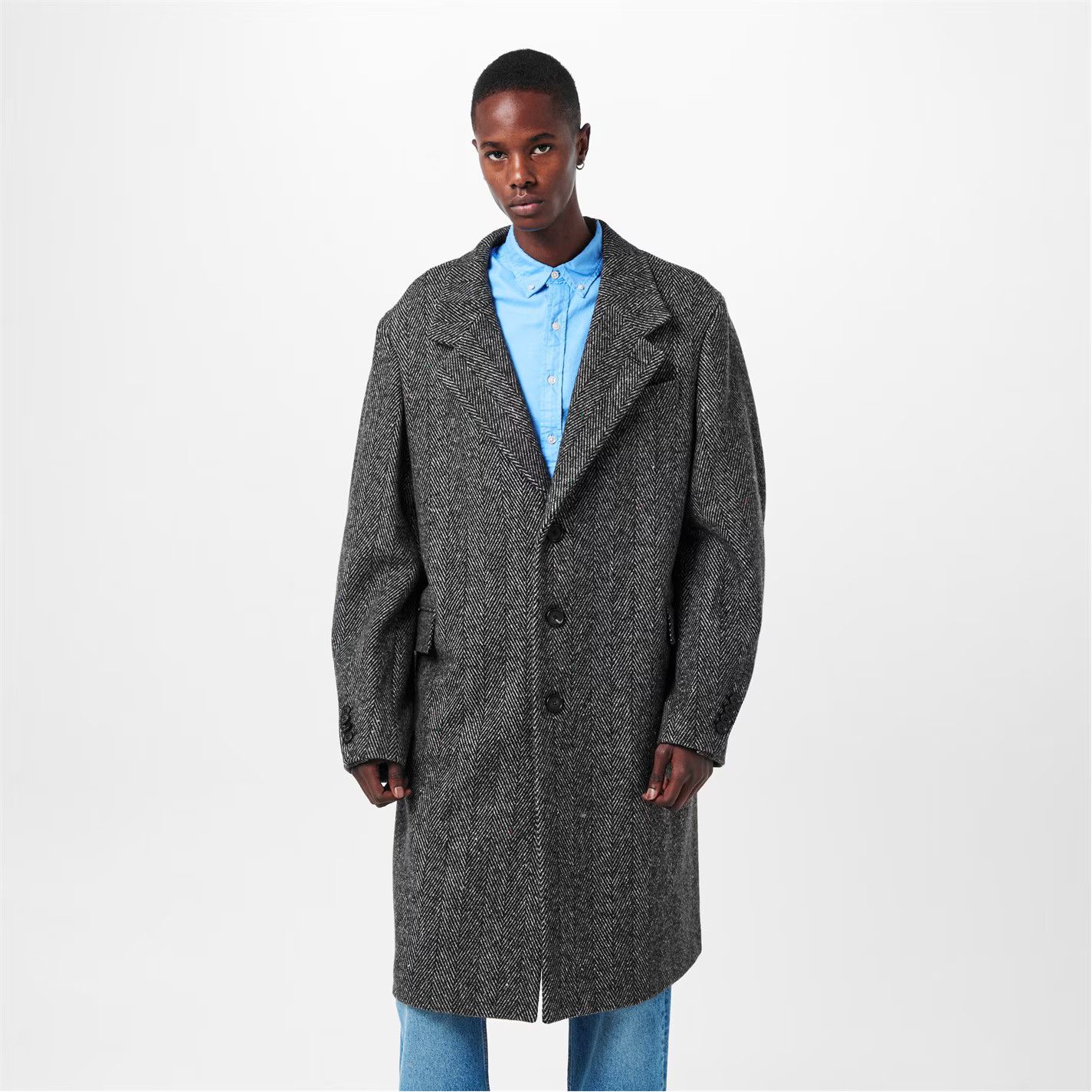 Givenchy o1g2r1mq0426 Wool-Mix Tailored Overcoat in Grey Size US S / EU 44-46 / 1 - 3 Thumbnail