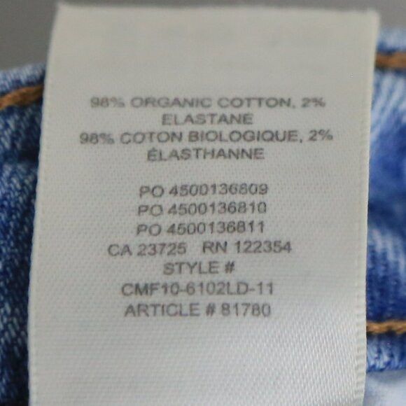 Aritzia Aritzia Denim Forum The Yoko High Rise Slim Jeans Bleu Size 25" / US 0 / IT 36 - 5 Thumbnail
