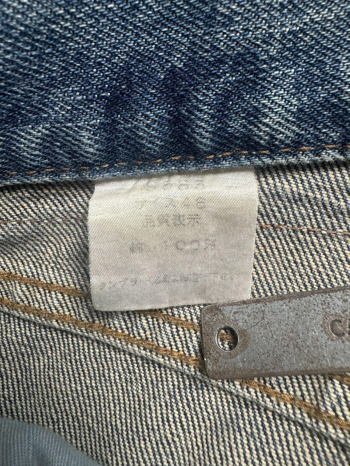 Shellac Rare Painted Waxed Distressed Boot-Cut Jeans Size US 30 / EU 46 - 10 Thumbnail